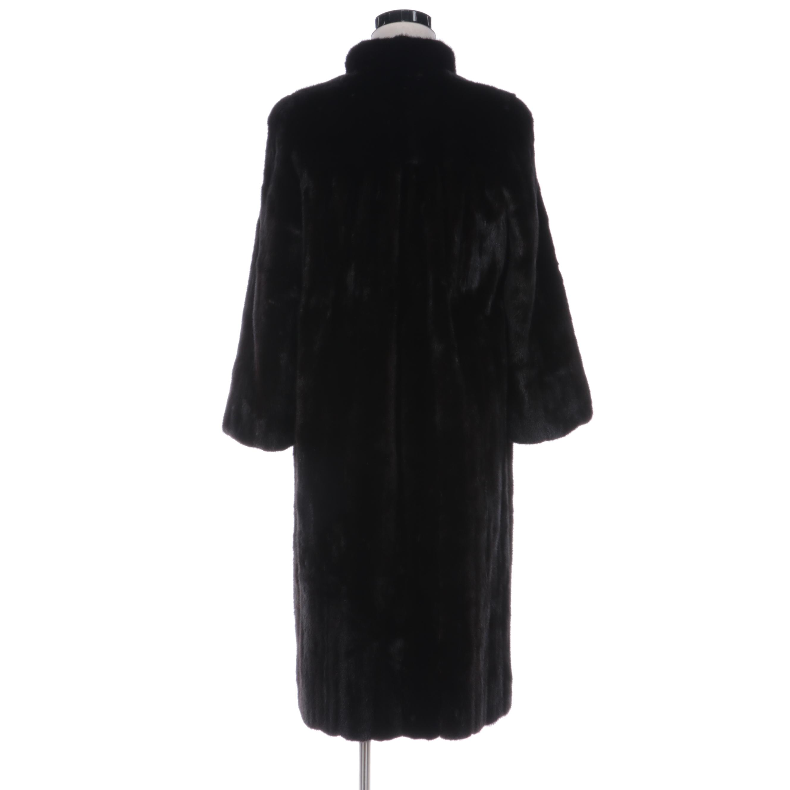 Long Mink Fur Coat