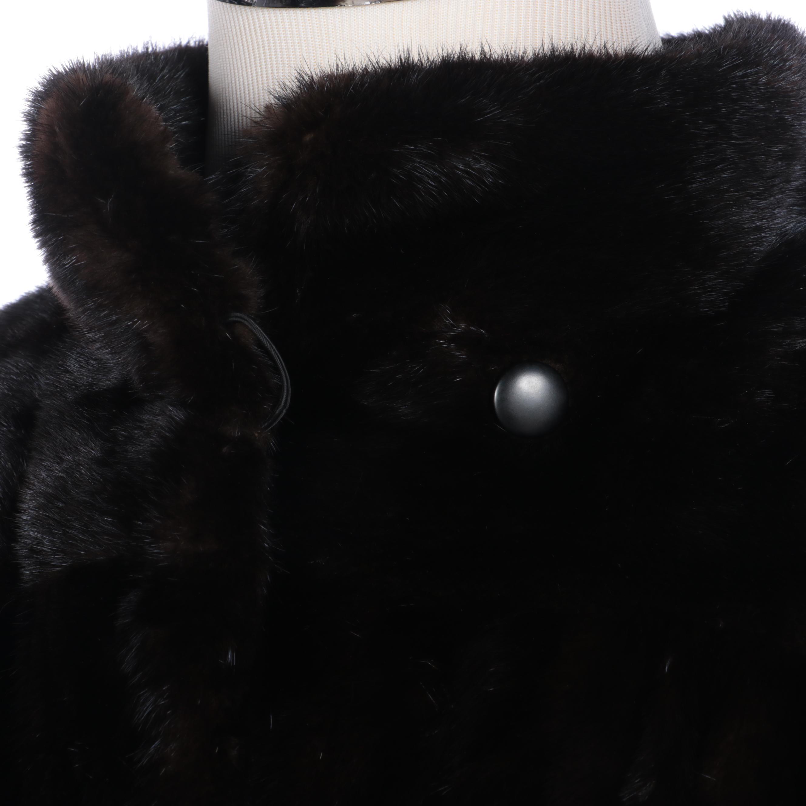 Long Mink Fur Coat