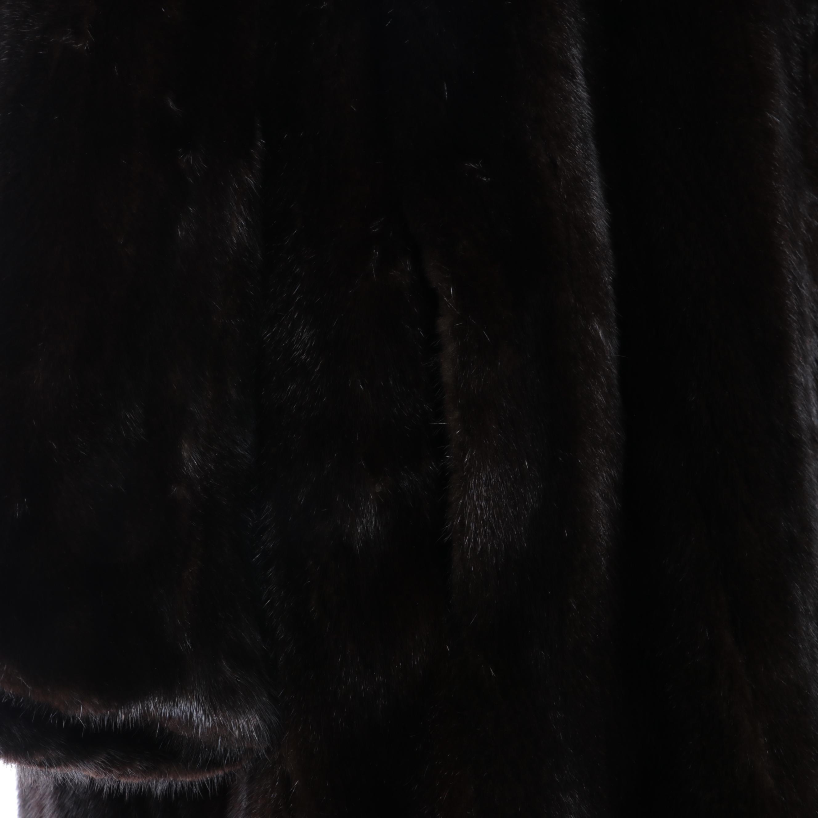 Long Mink Fur Coat