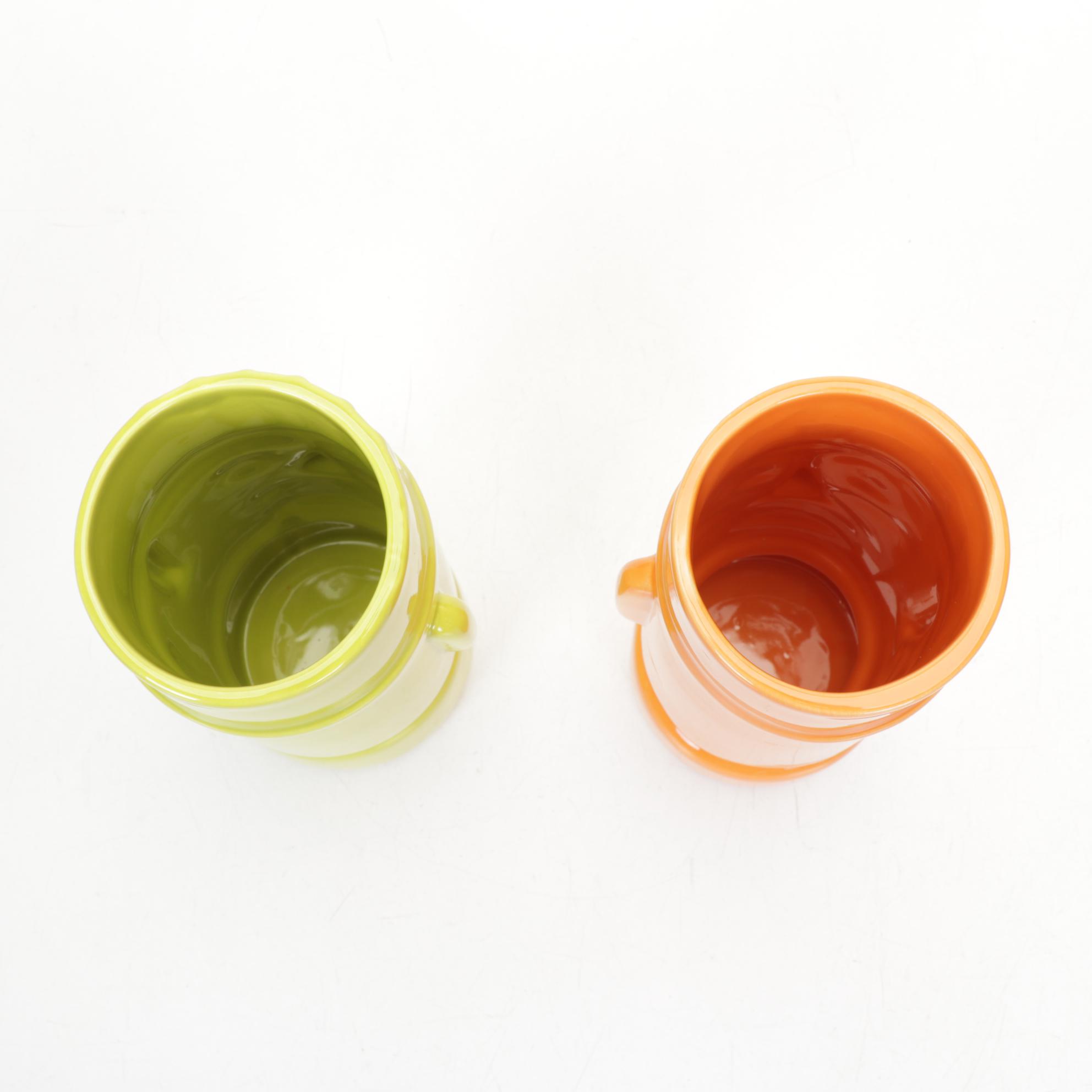 Kahiki, Orchids of Hawaii, Mai-Kai Tiki Totem Cups, Scooter Palm Springs Print