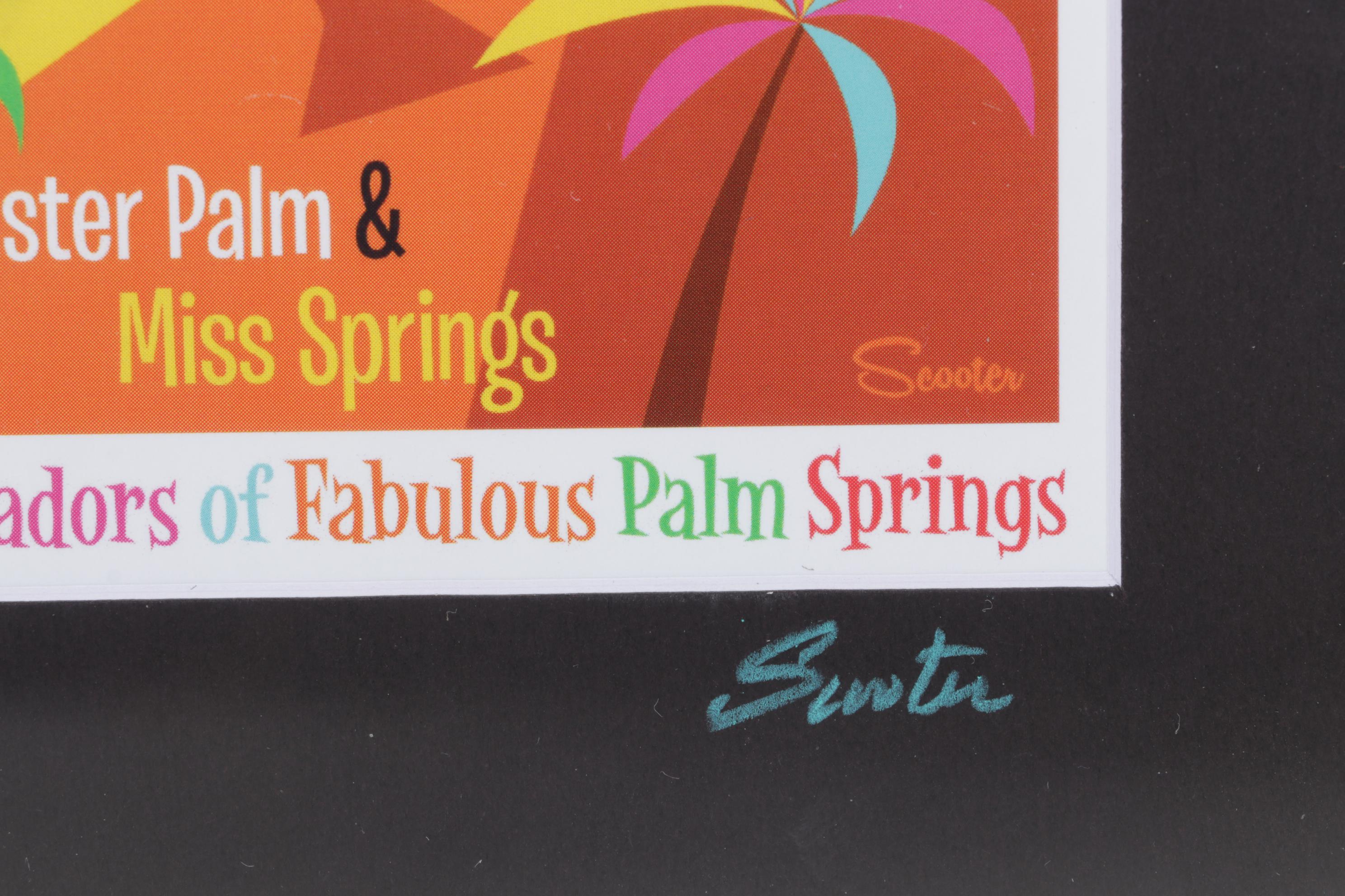 Kahiki, Orchids of Hawaii, Mai-Kai Tiki Totem Cups, Scooter Palm Springs Print