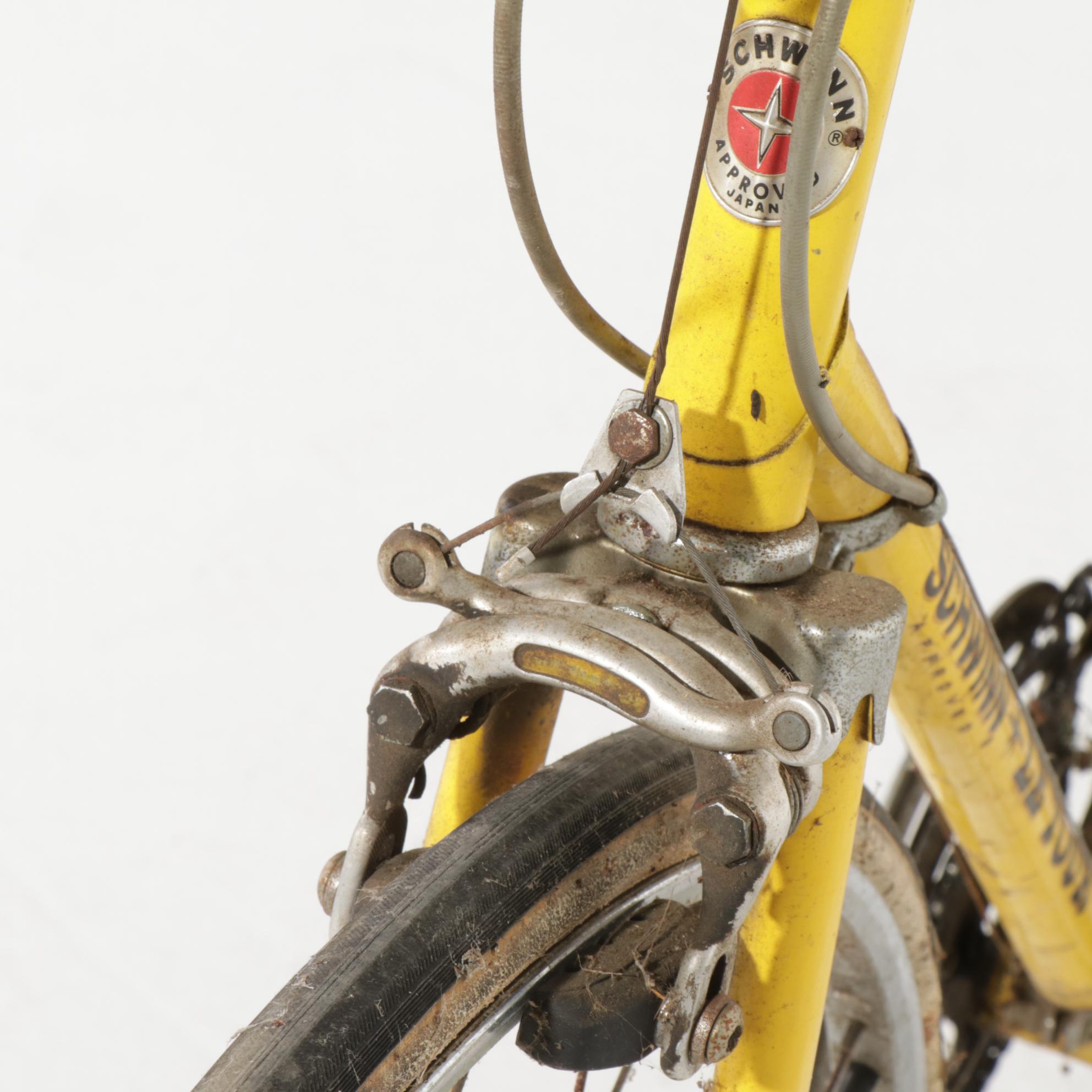 Two Schwinn "Le Tour" Road Bicycles with Rear Cargo Racks, 1970s