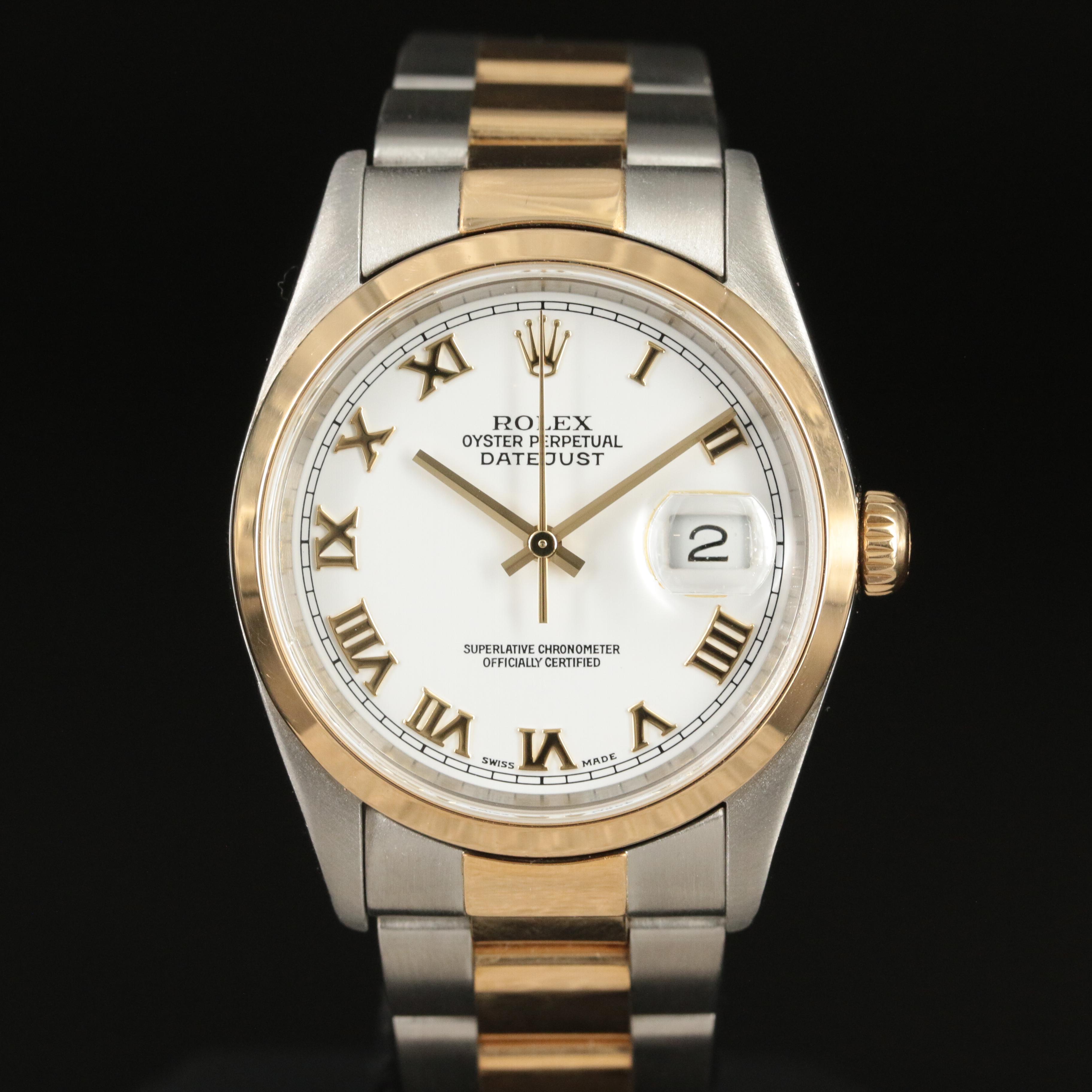 2001 Rolex Oyster Perpetual Datejust Watch