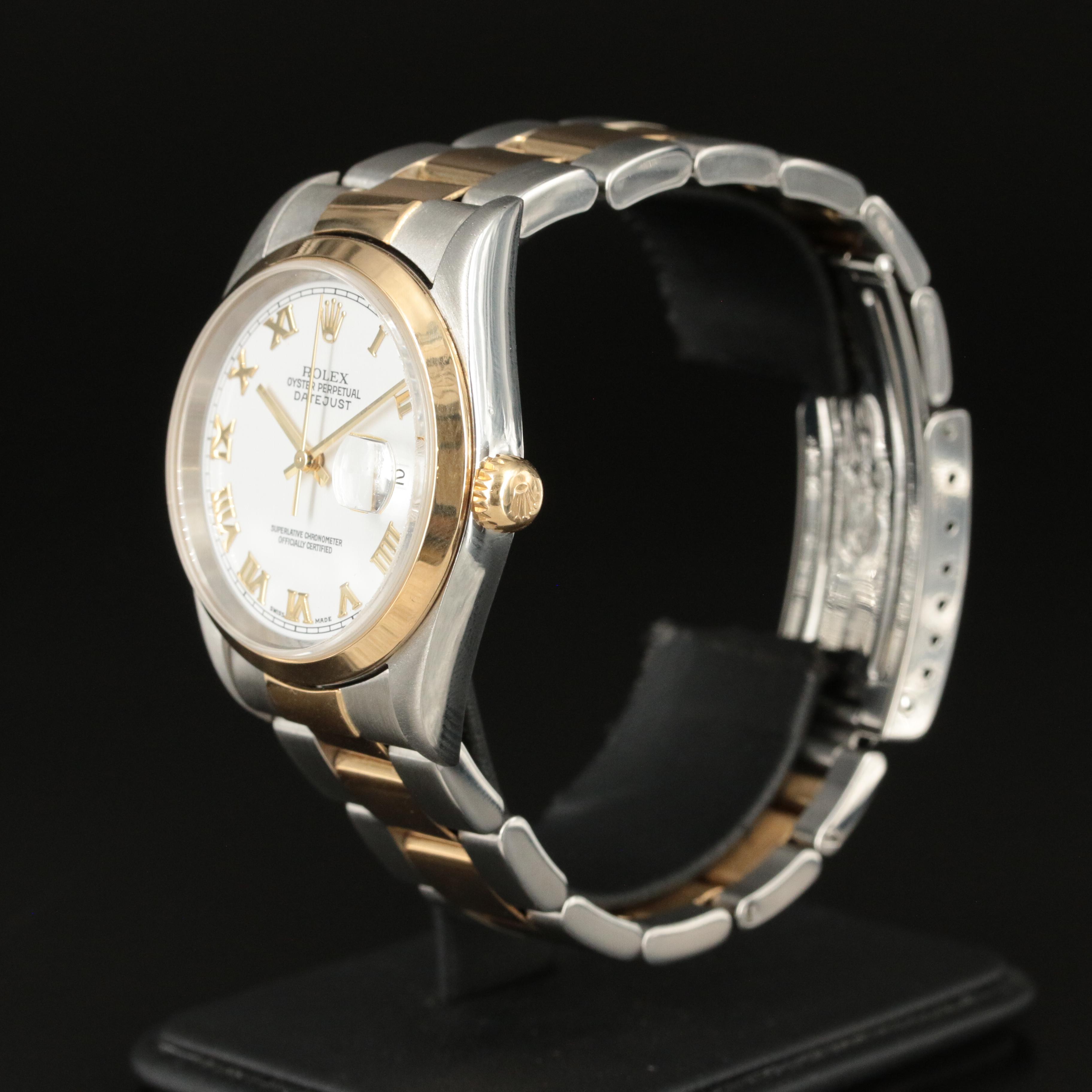 2001 Rolex Oyster Perpetual Datejust Watch