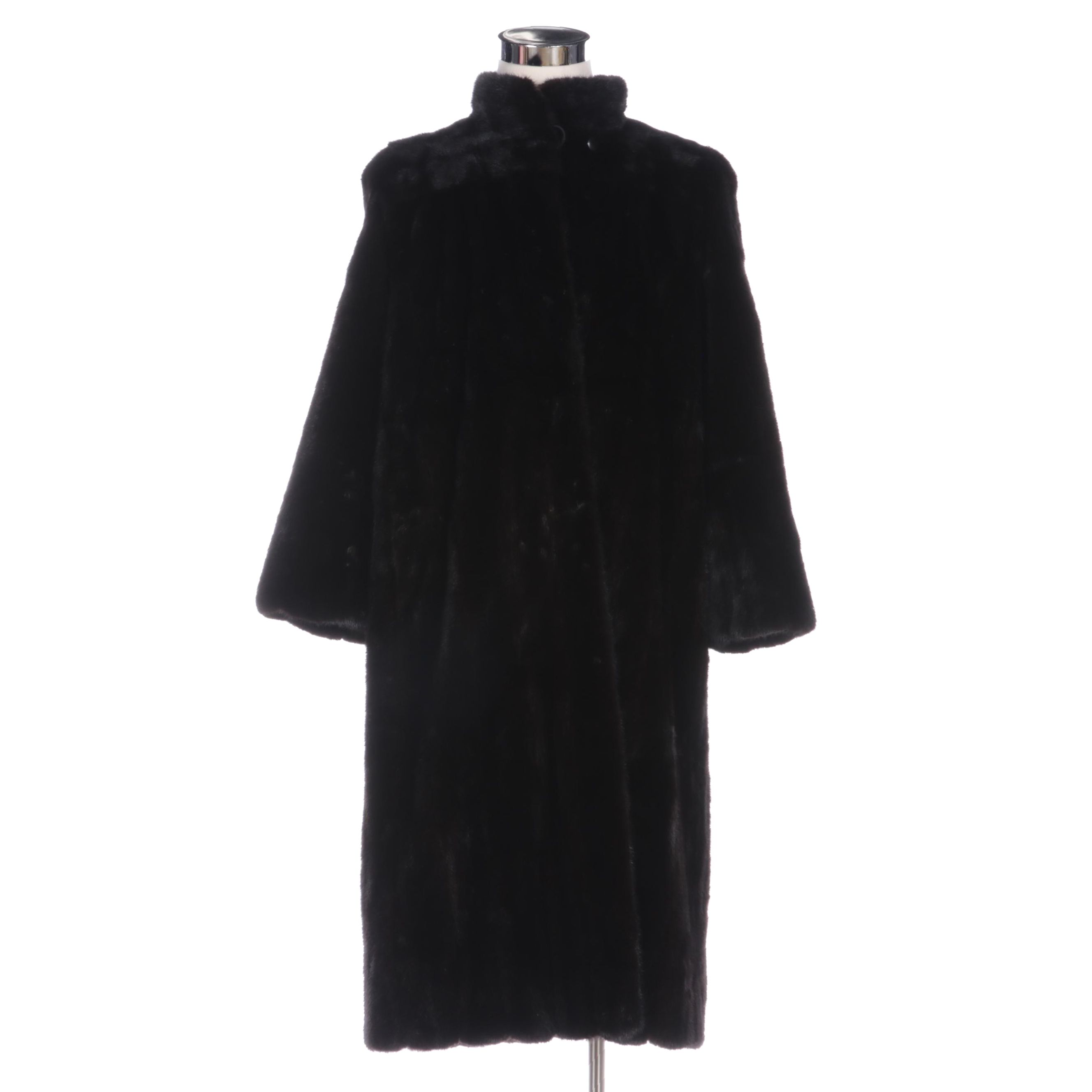 Long Mink Fur Coat
