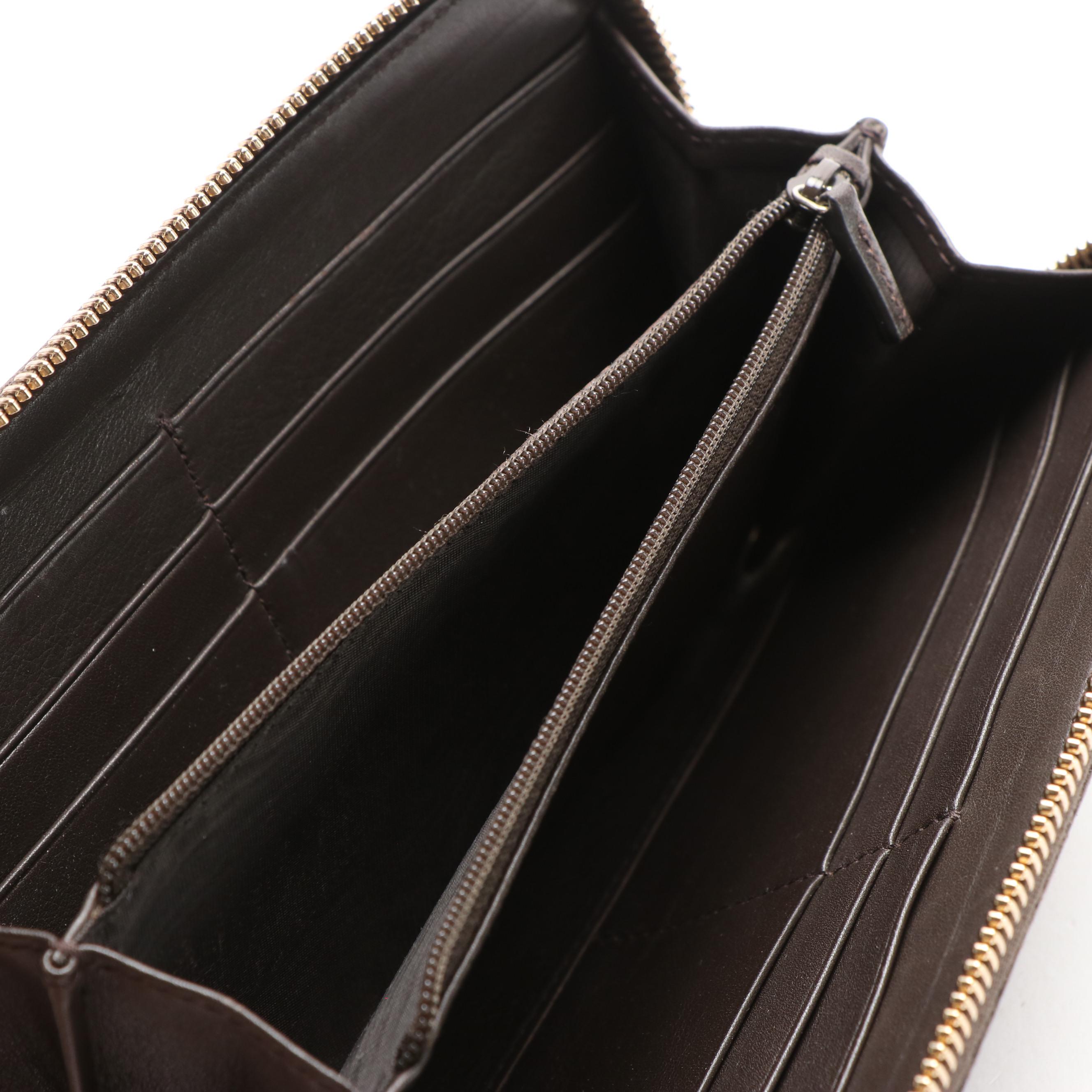 Gucci Zip Around Wallet in Micro Guccissima Leather