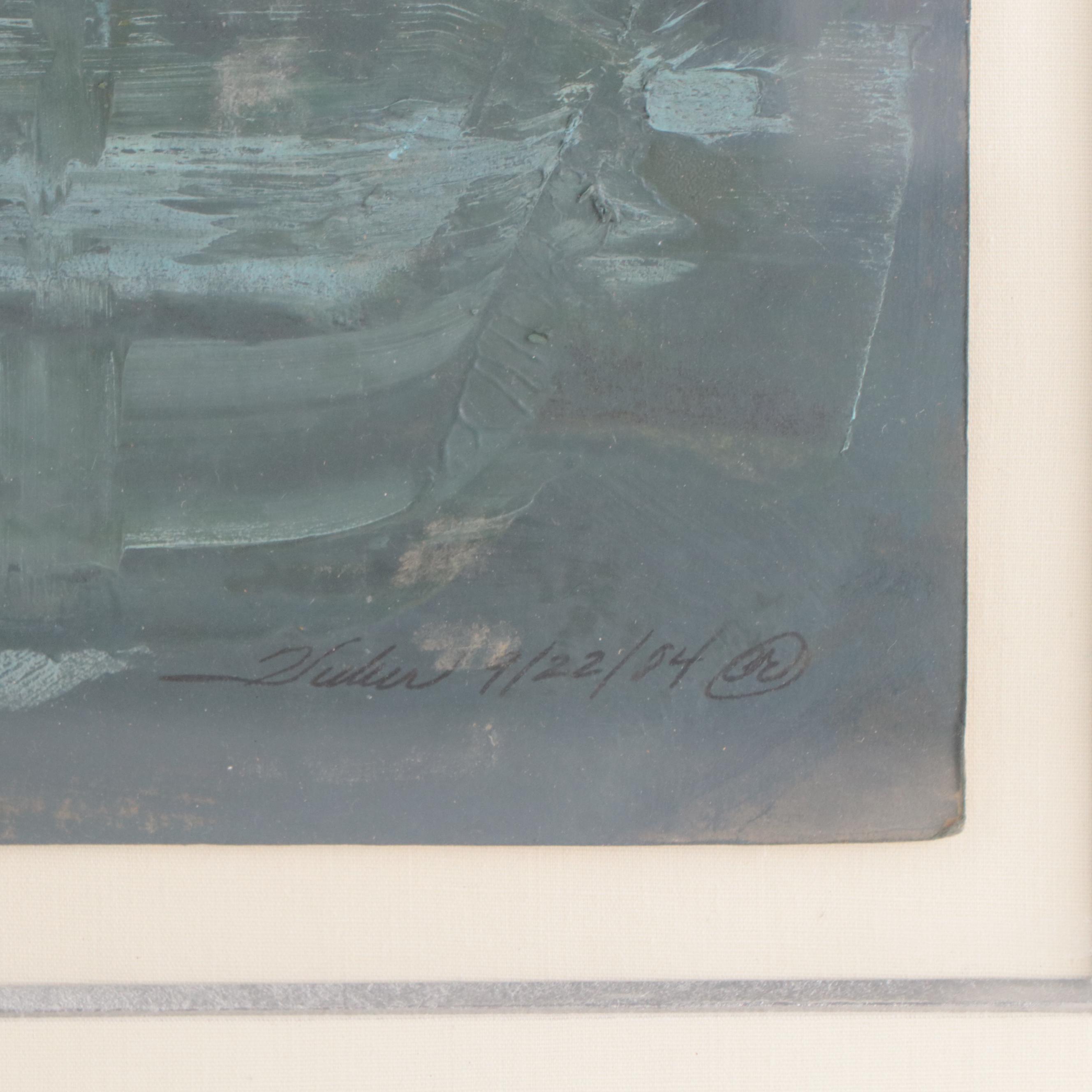 Abstract Oil Painting, 1984