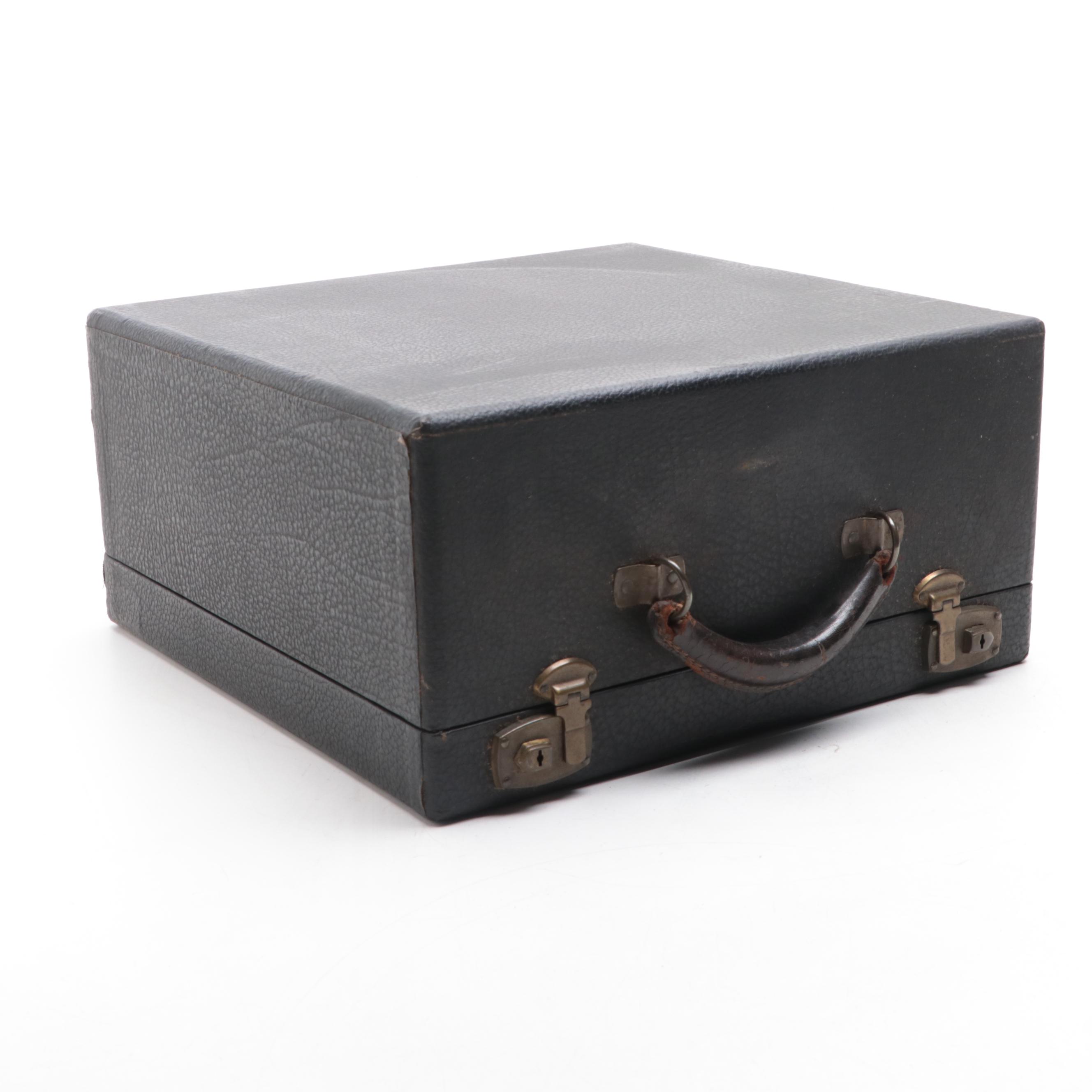 Remington Rand Model 1 Portable Typewriter and Case