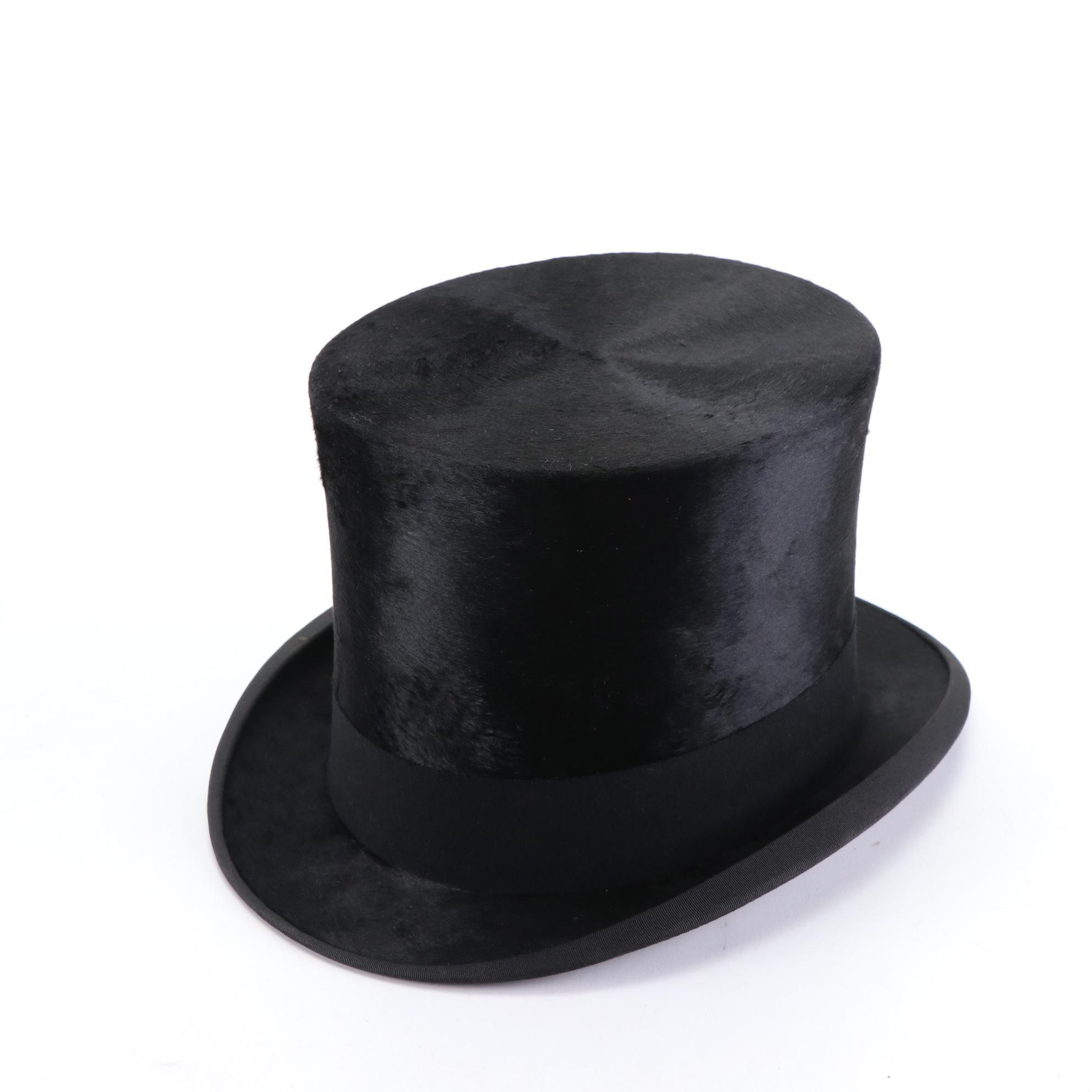 Brooks Brothers Top Hat from Herbert Johnson with Cavanagh Hat Box
