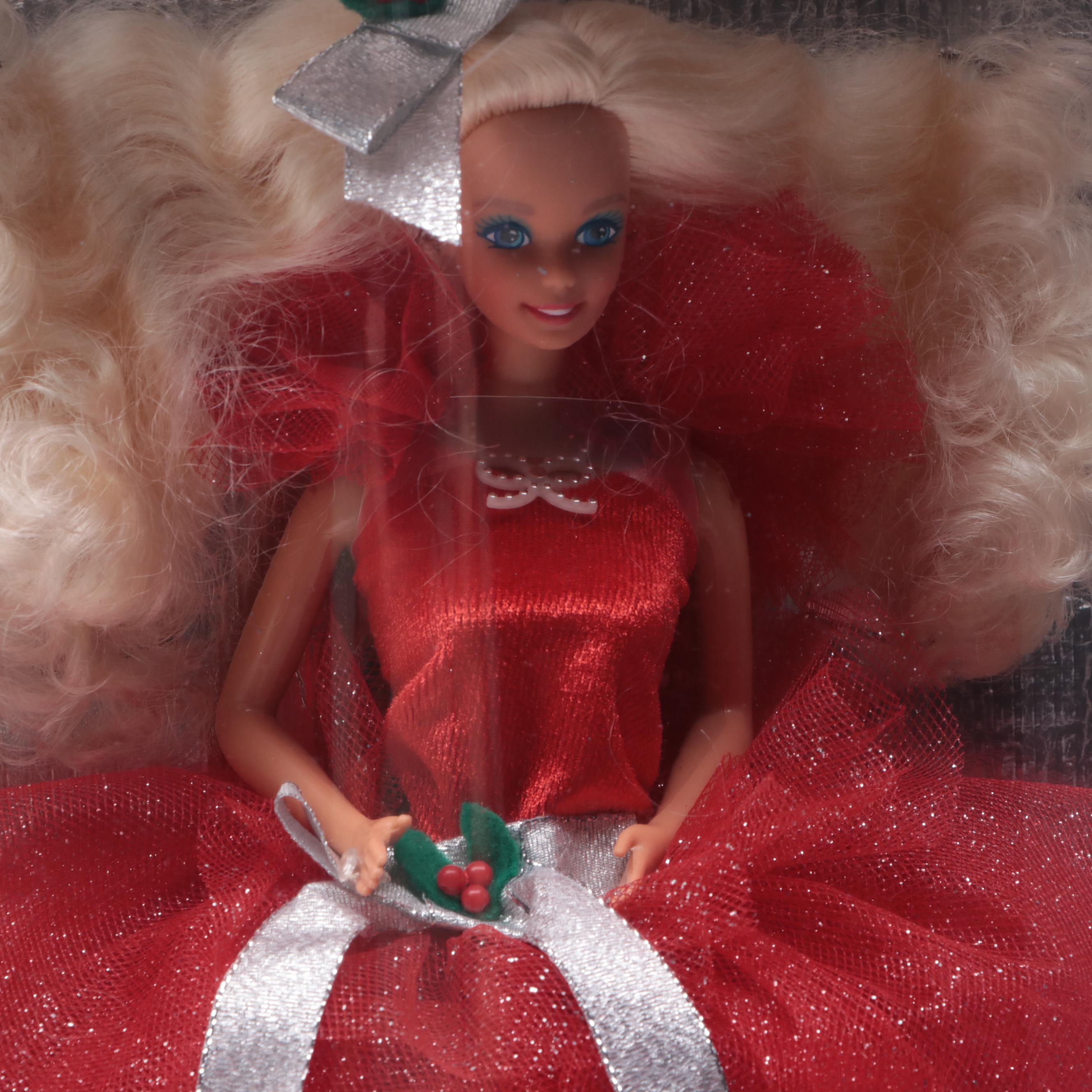 Mattel Special Edition "Happy Holidays" Barbie Dolls, 1988-1993