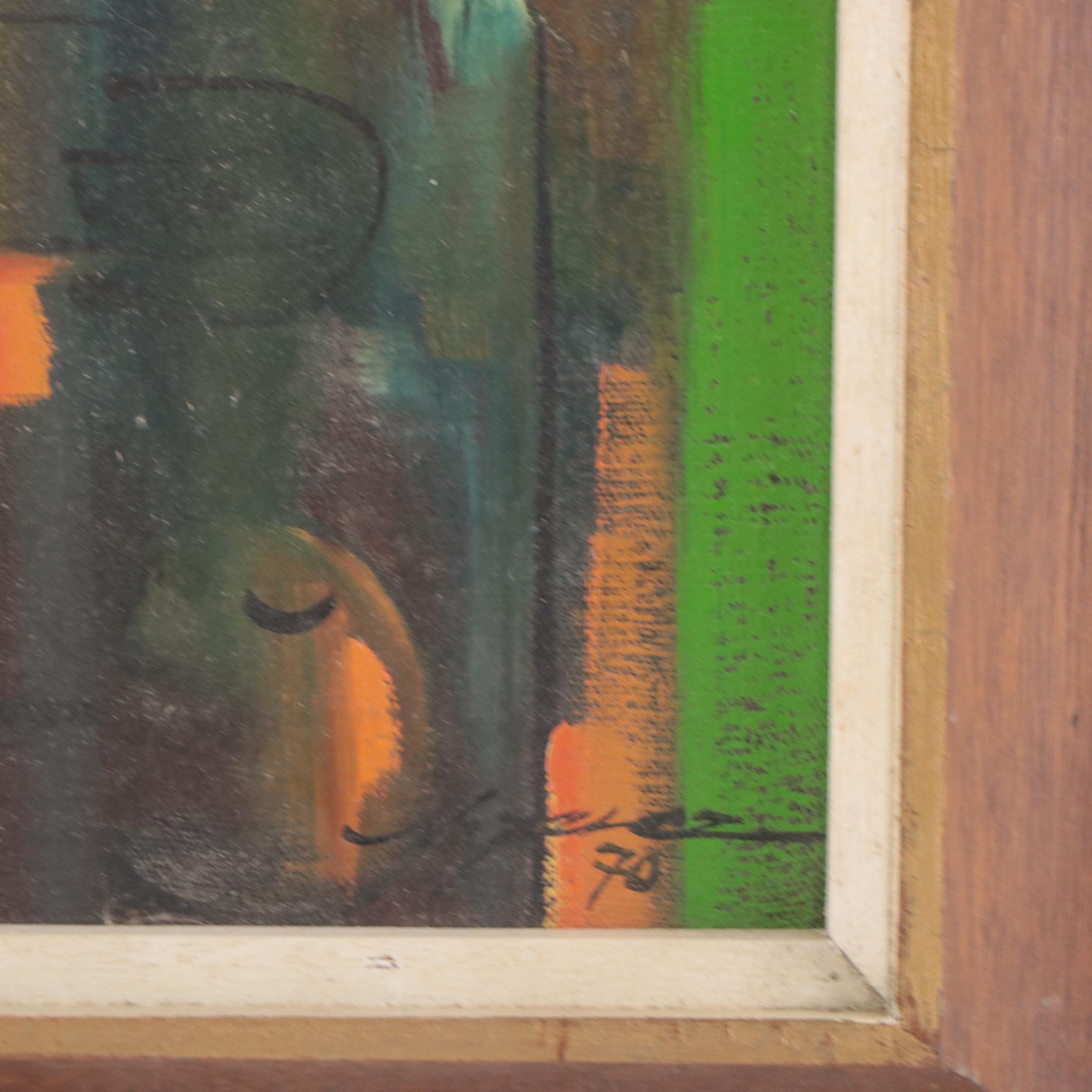 Abstract Oil Painting, 1970