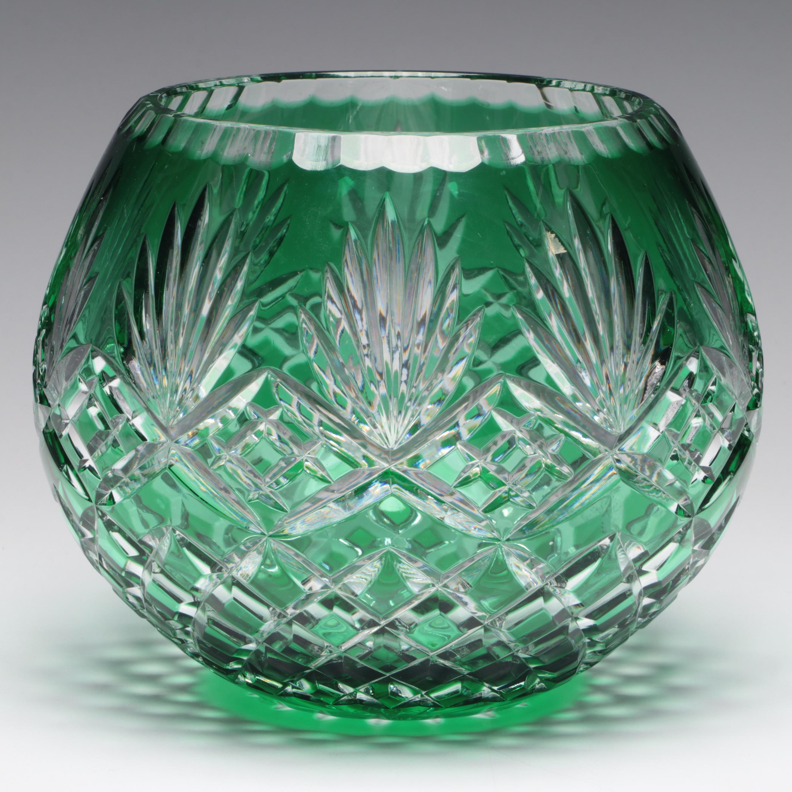 Waterford Crystal Crystal Candy Jar with Other Container and Rose Bowl