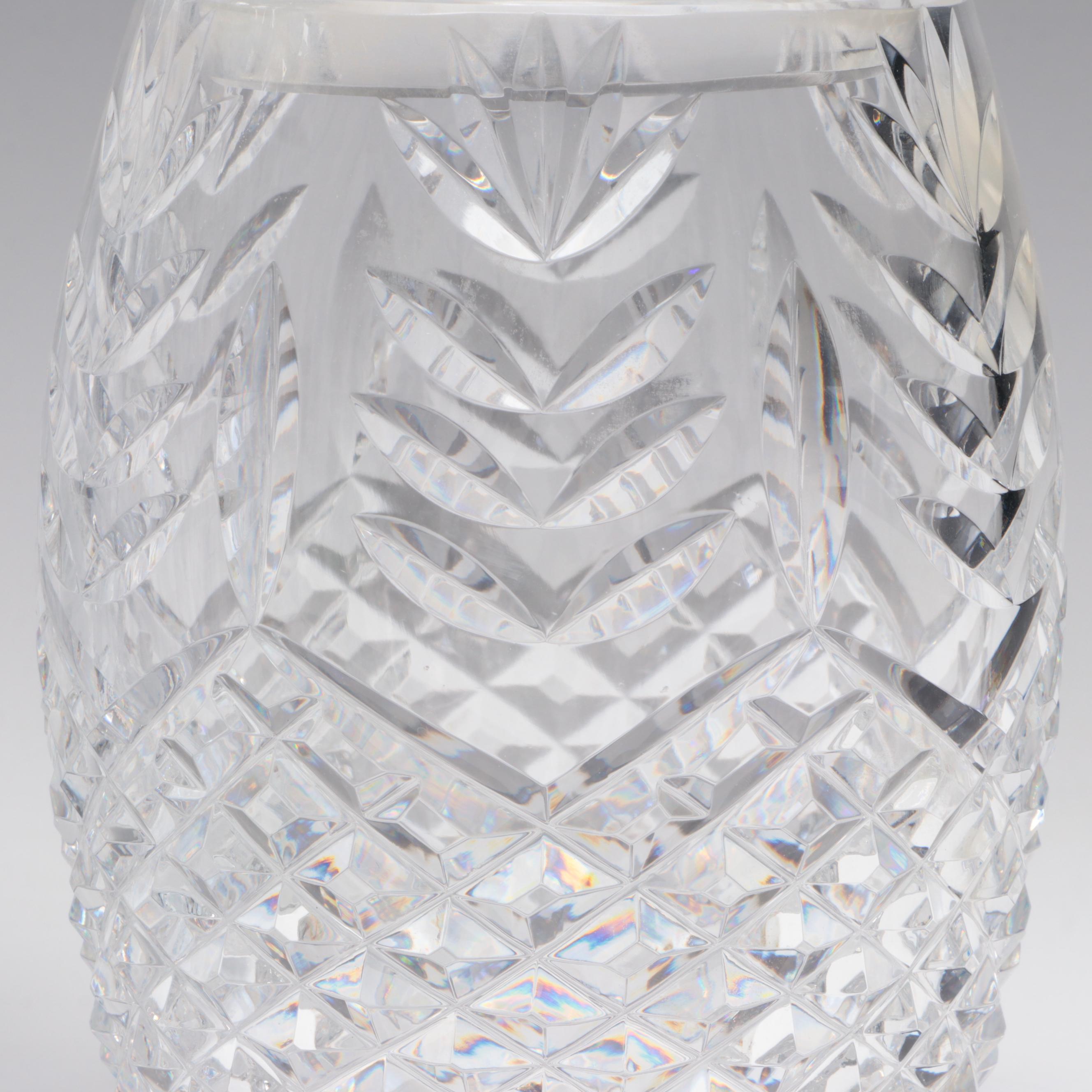 Waterford Crystal Crystal Candy Jar with Other Container and Rose Bowl