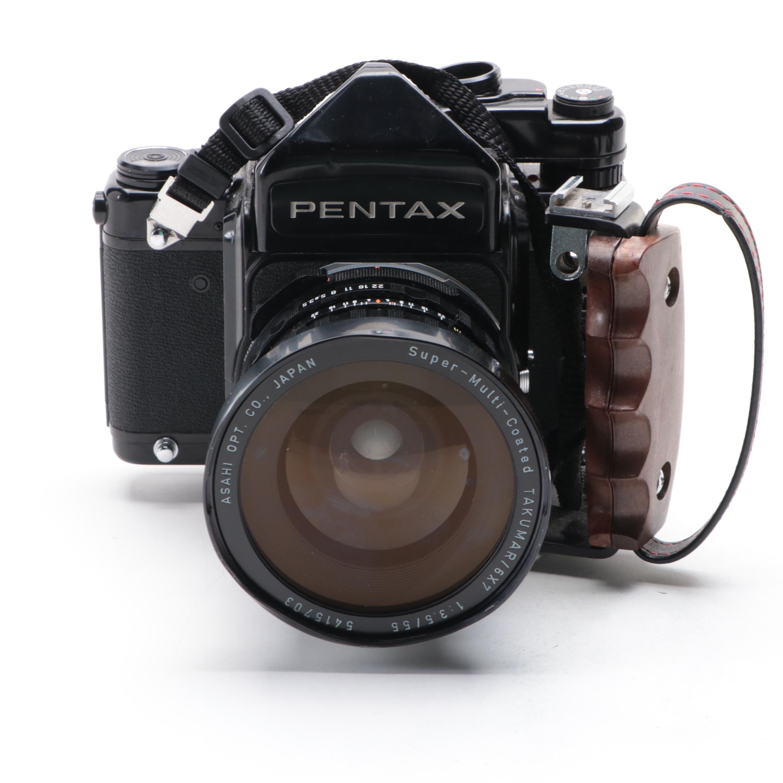 Pentax 67 II Camera with Zeiss Ikon Ikonta Camera and More, 20th Century