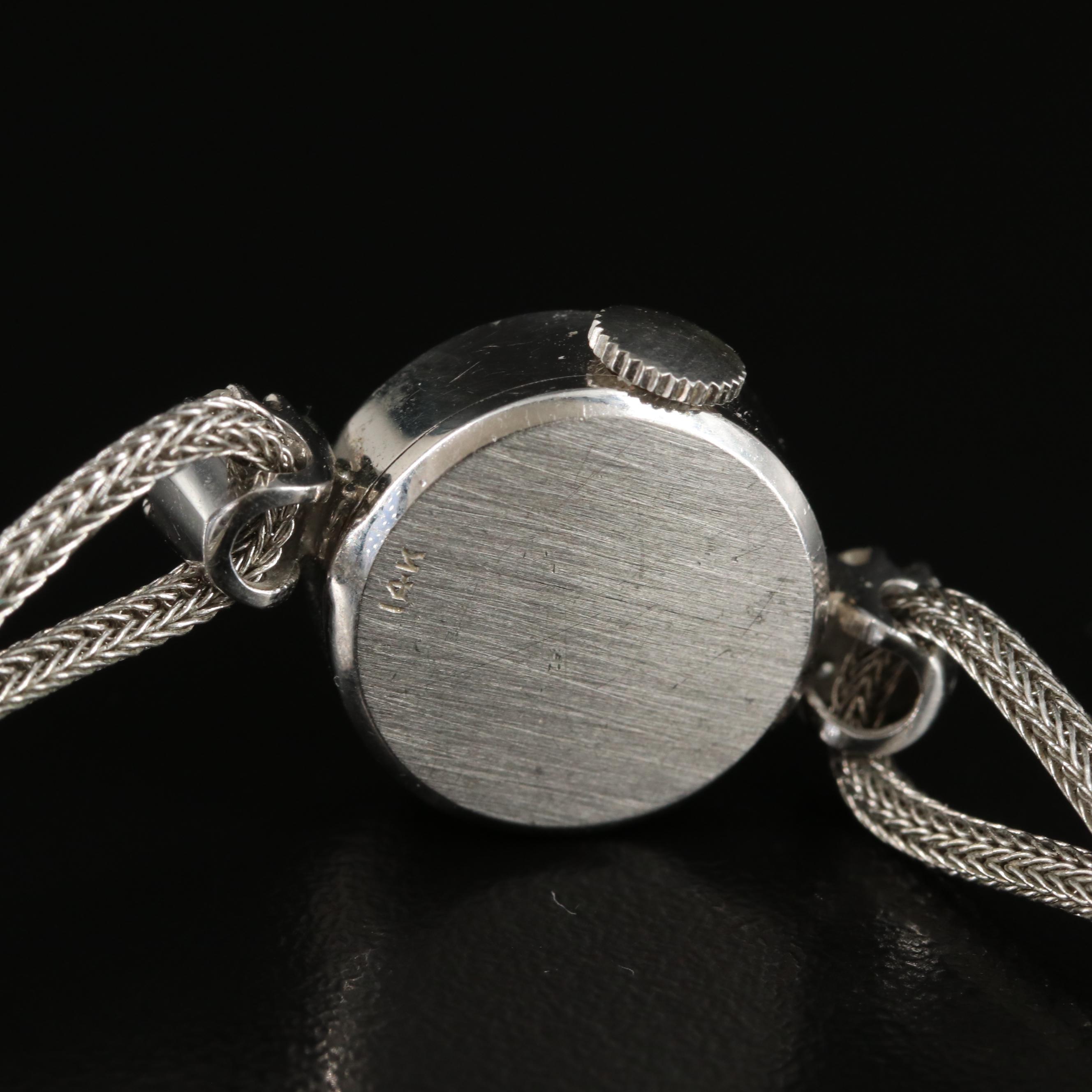 Vintage 14K Rolex Diamond Watch