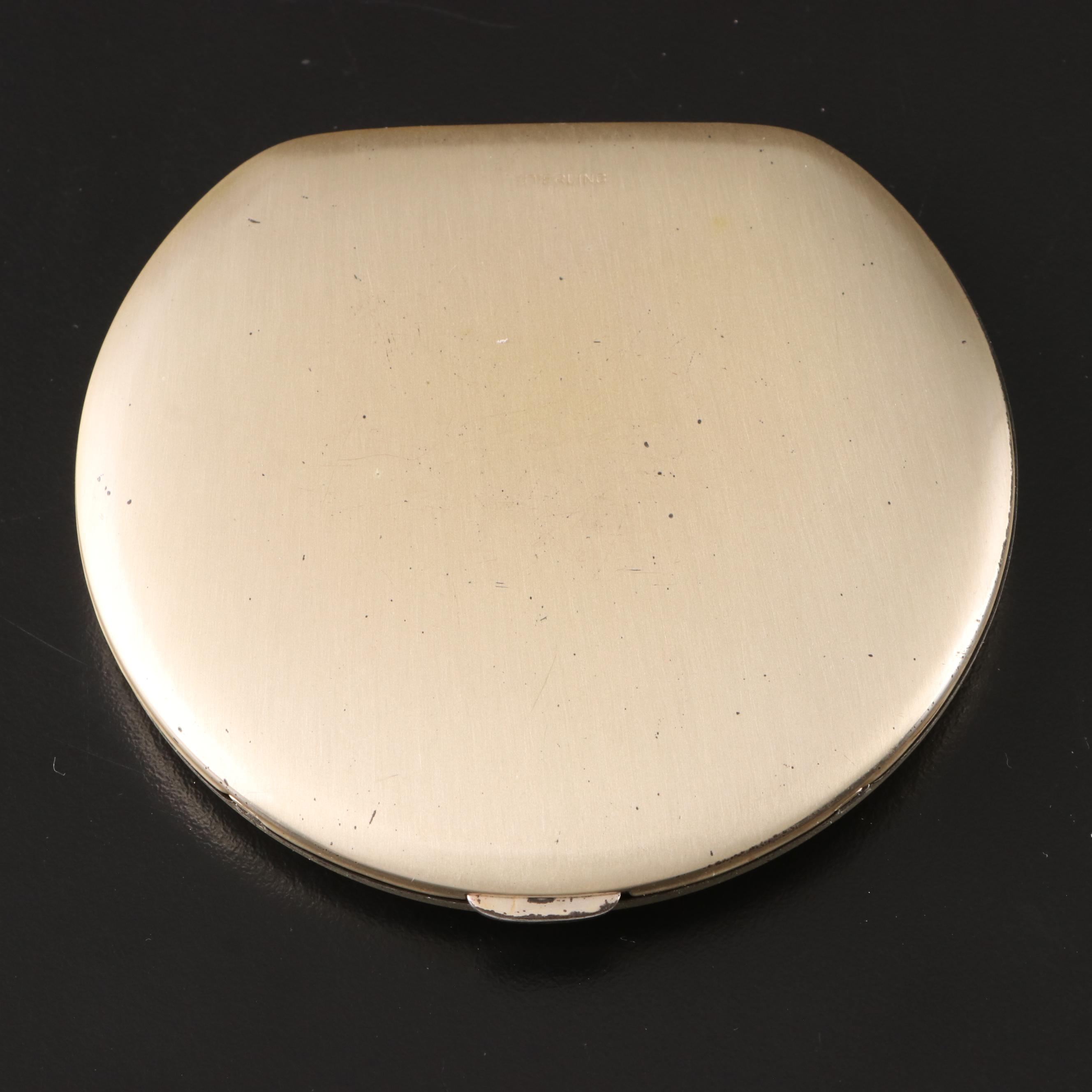 Sterling Silver Compact, Tiffany & Co. Brush and Towle Mirror