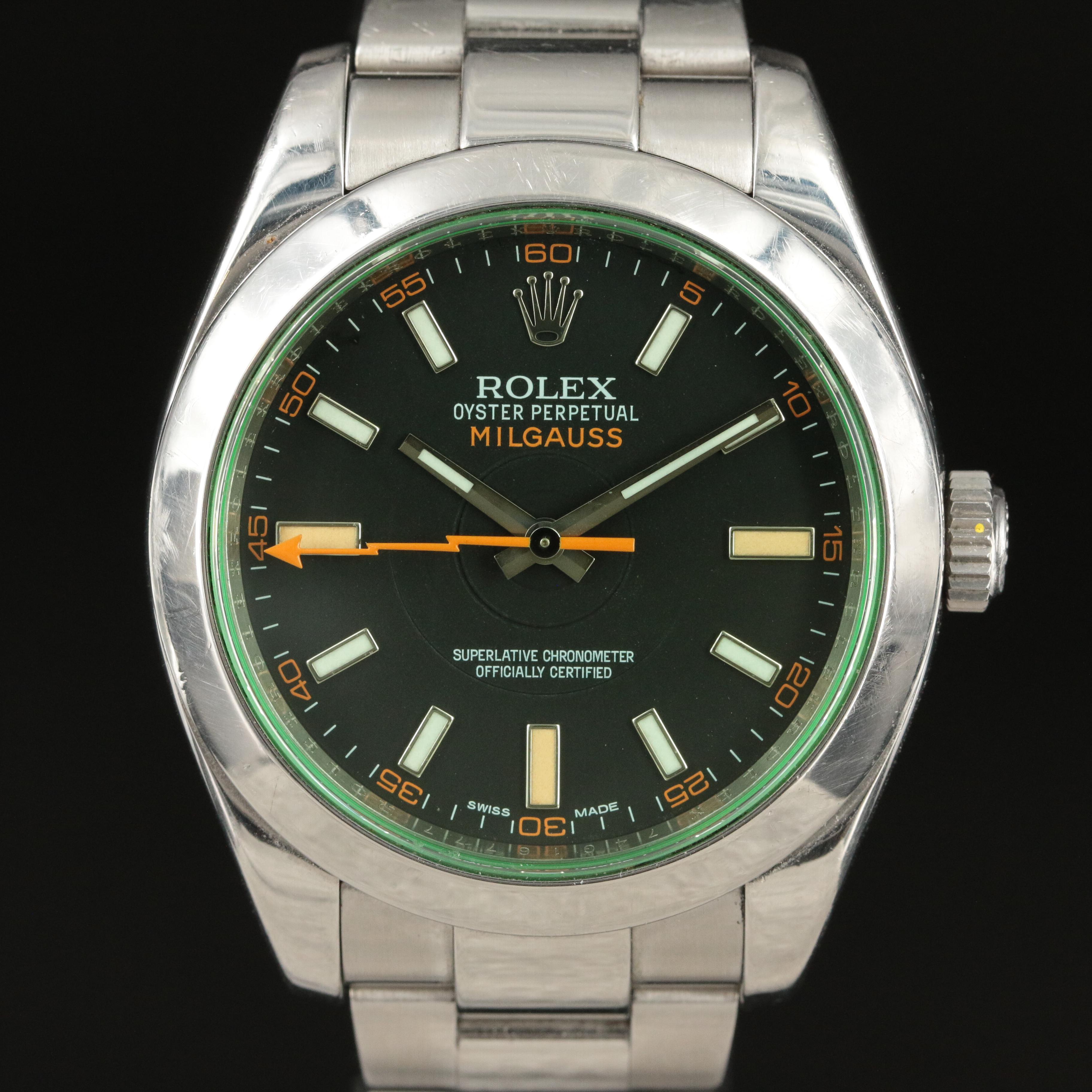Rolex Oyster Perpetual Millgaus Watch