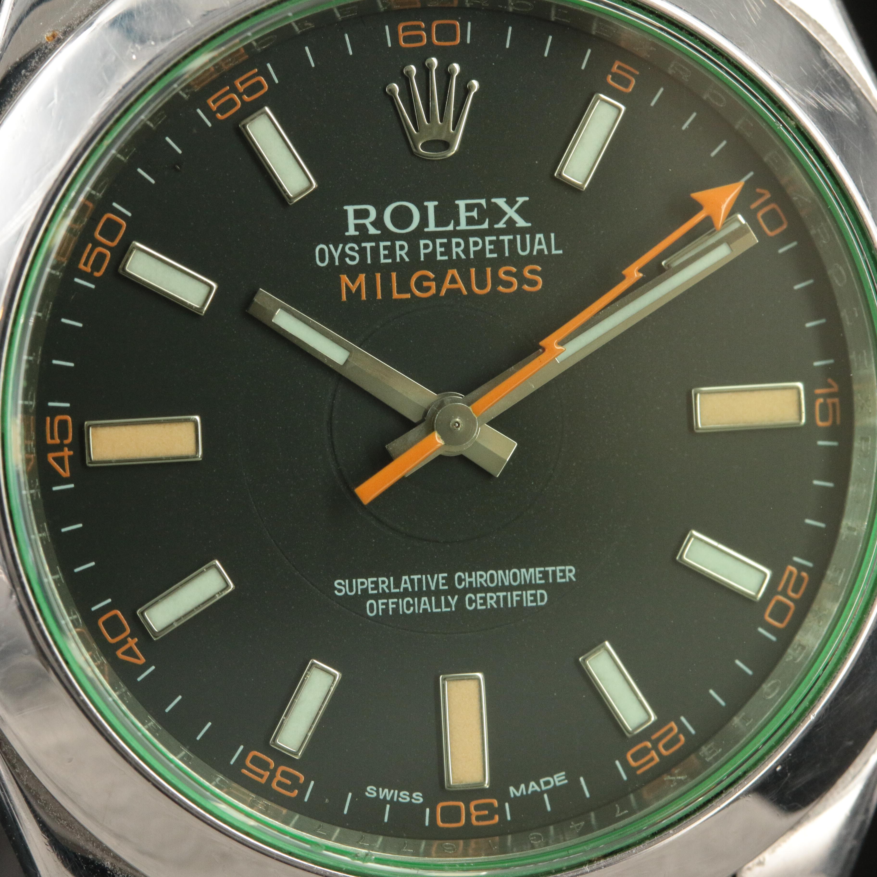 Rolex Oyster Perpetual Millgaus Watch
