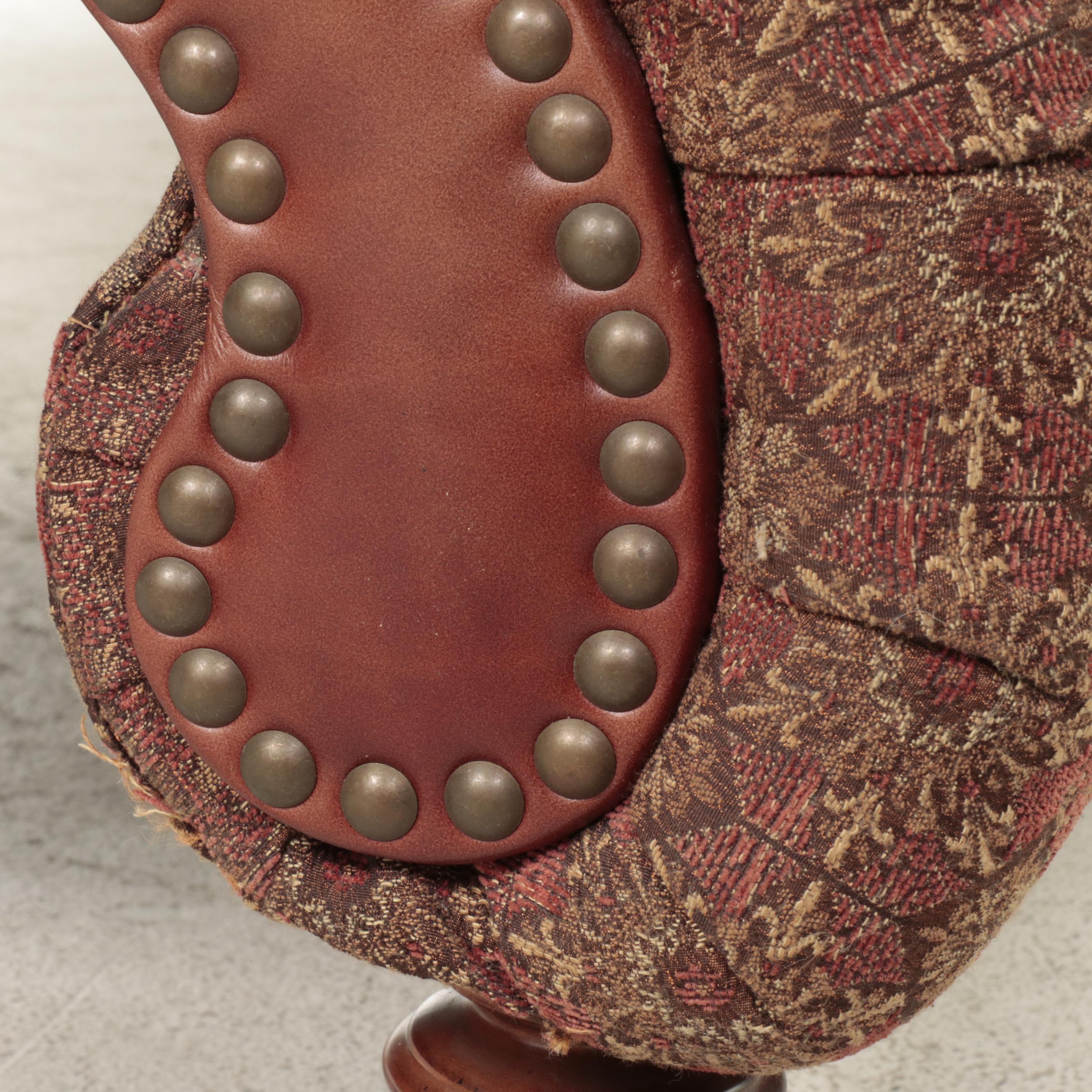 American Signature Custom-Upholstered Contoured Chaise Lounge