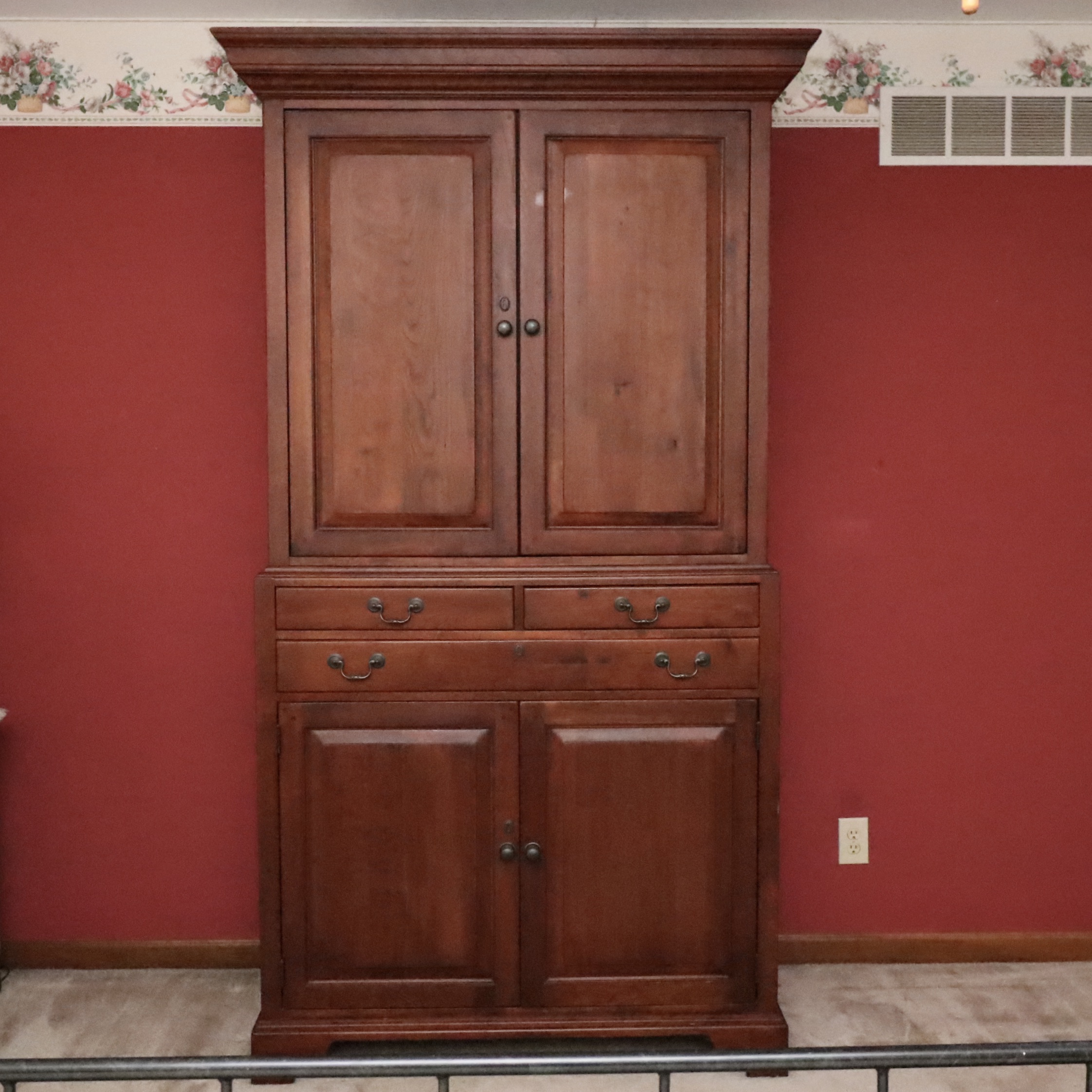 Bob Timberlake for Lexington Furniture Two-Piece Cherry Wood Media Cabinet