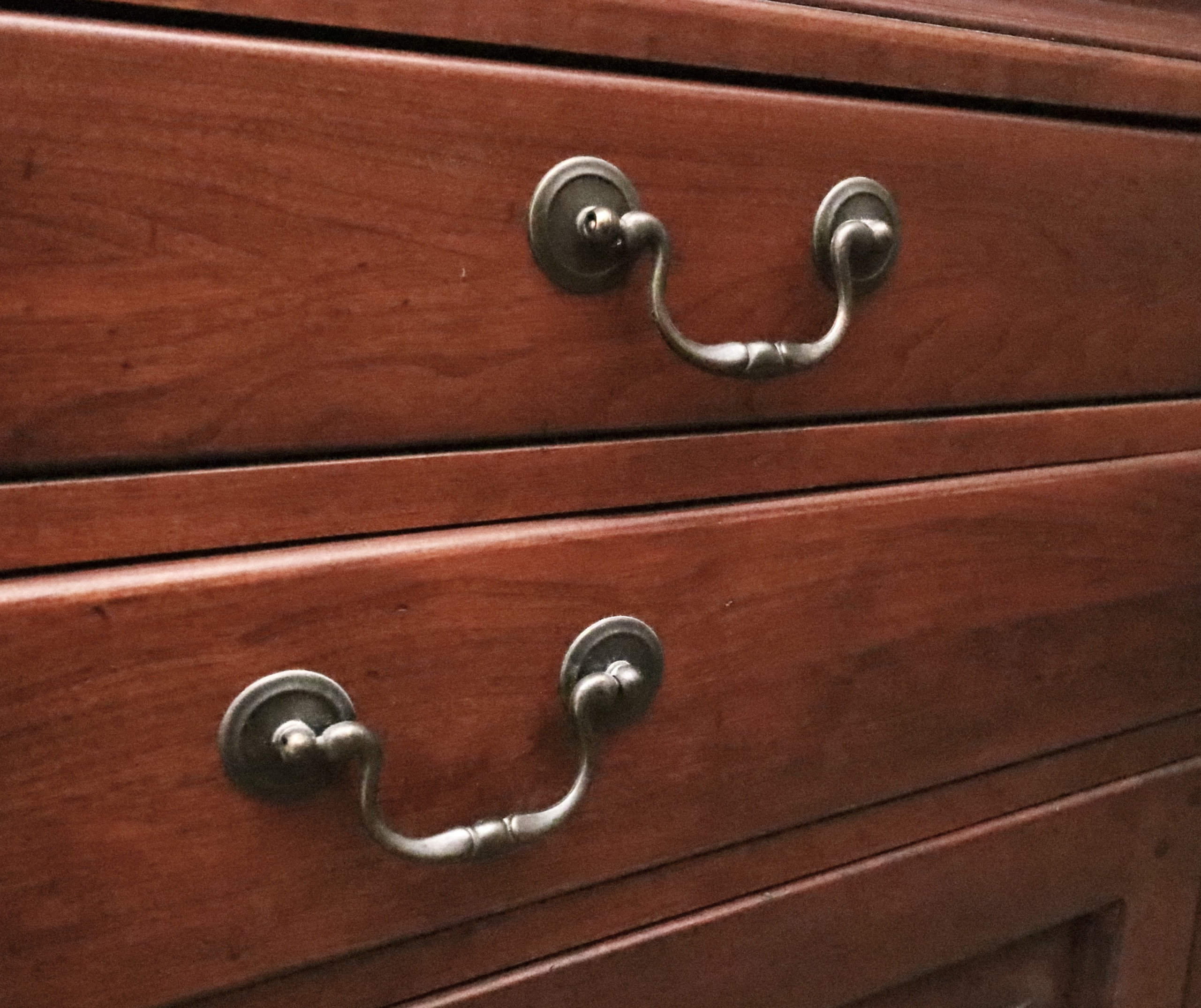 Bob Timberlake for Lexington Furniture Two-Piece Cherry Wood Media Cabinet