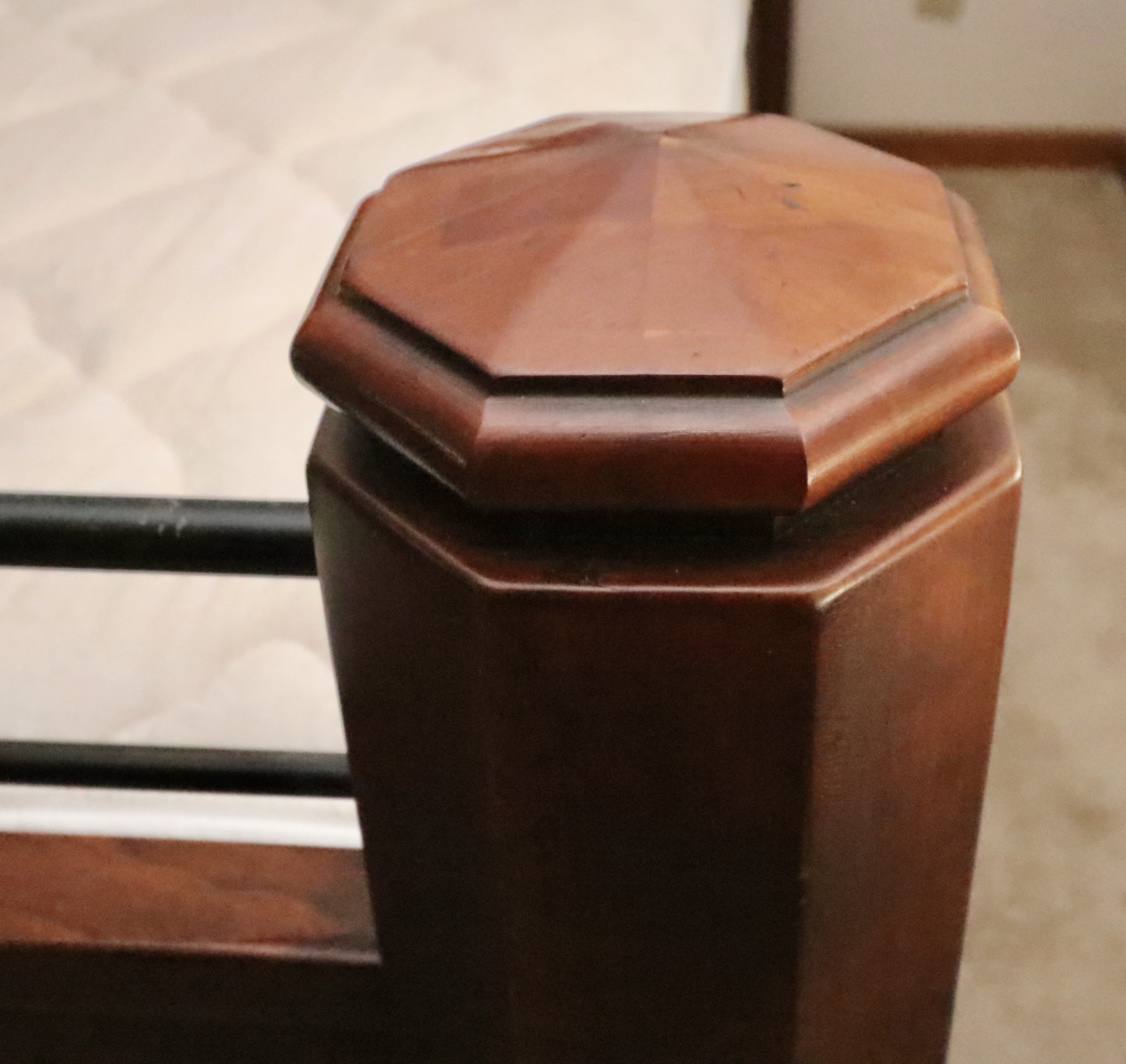 Bob Timberlake for Lexington Furniture Iron and Cherry Wood King Bed