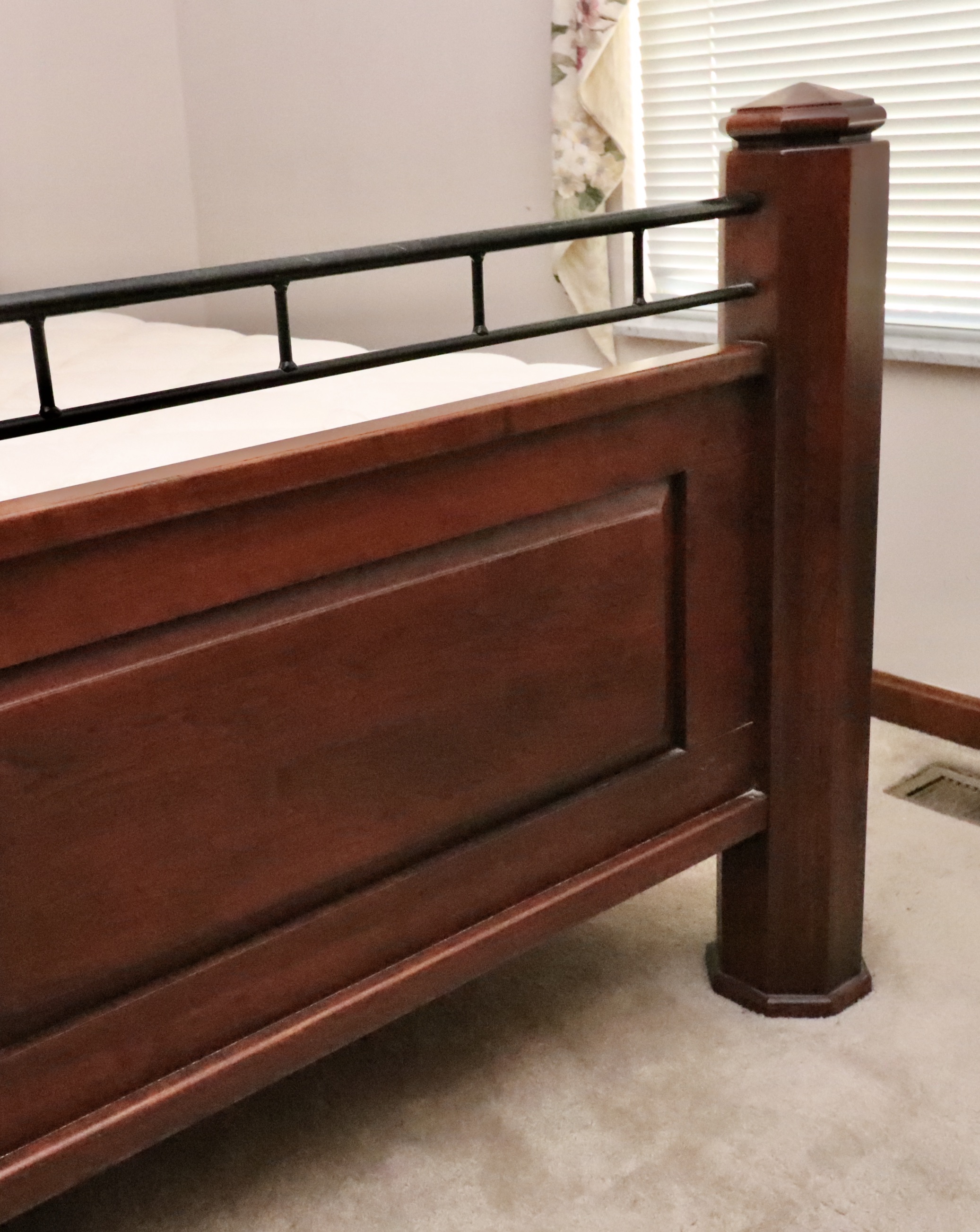 Bob Timberlake for Lexington Furniture Iron and Cherry Wood King Bed