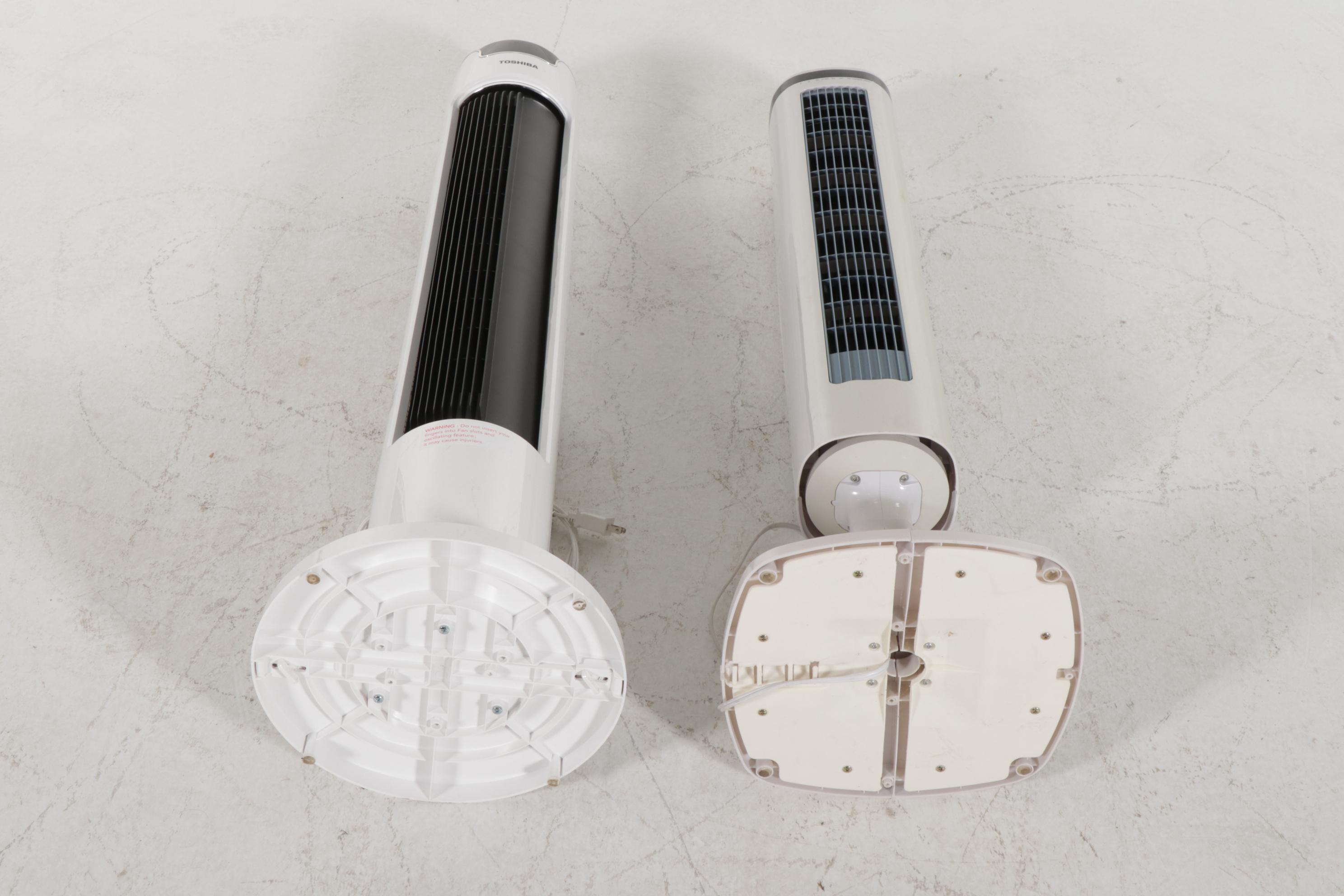 Toshiba 42" and Bionaire 40" Oscillating Tower Fans
