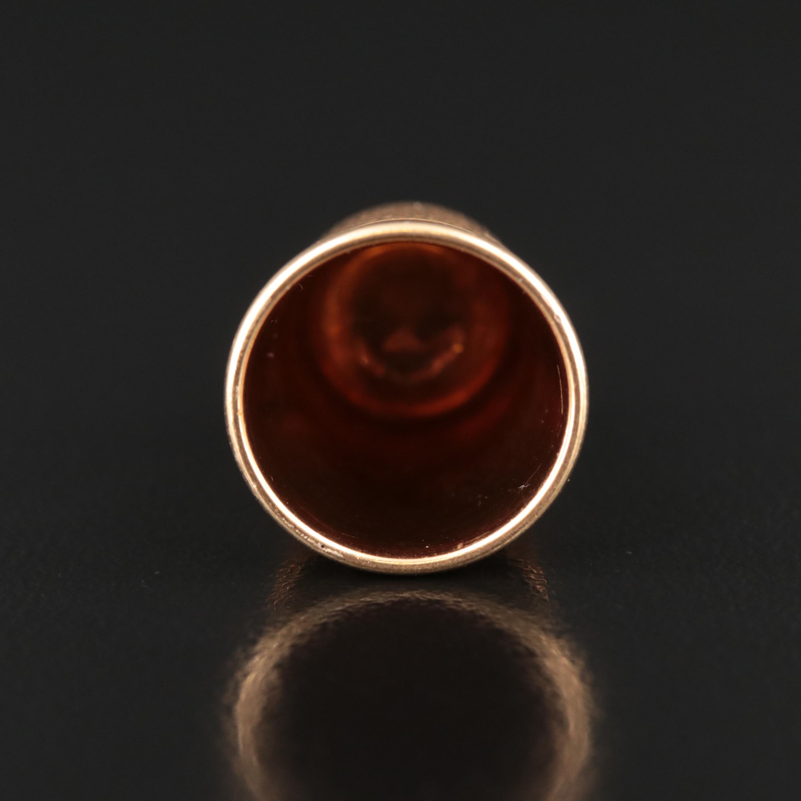 18K Thimble with Box