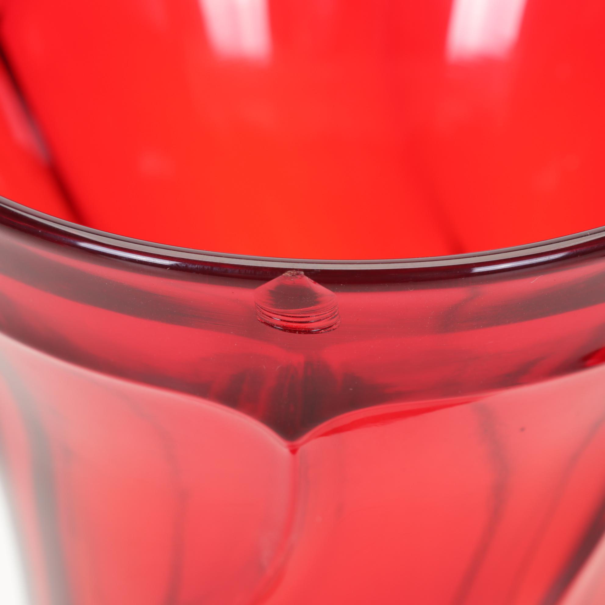 Fostoria Ruby Red "Jamestown" Stemware and Other Plates, 1964-1982