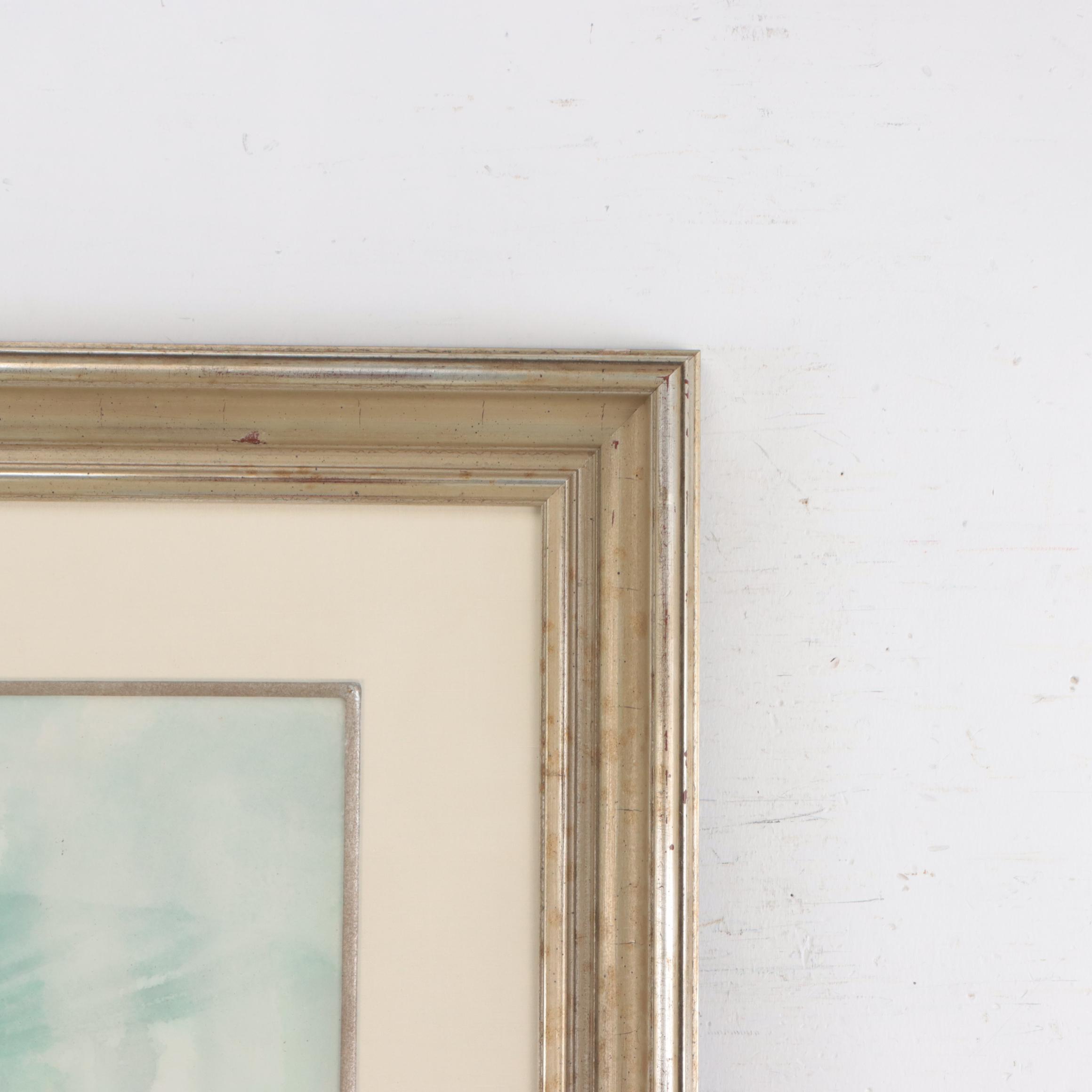 Frank McElwain Watercolor Painting "The Dolphin"