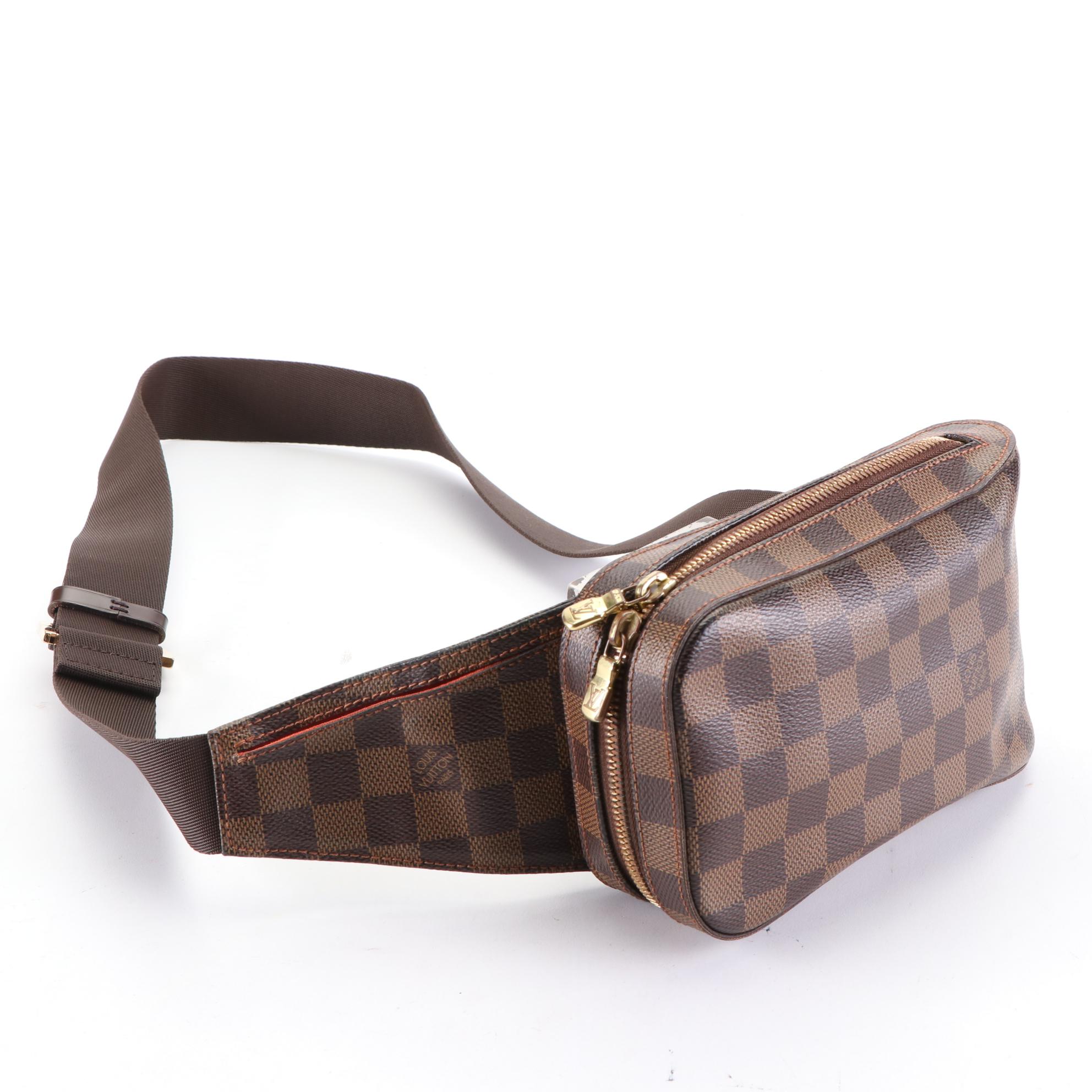 Louis Vuitton Géronimos Sling Bag in Damier Ebene Canvas