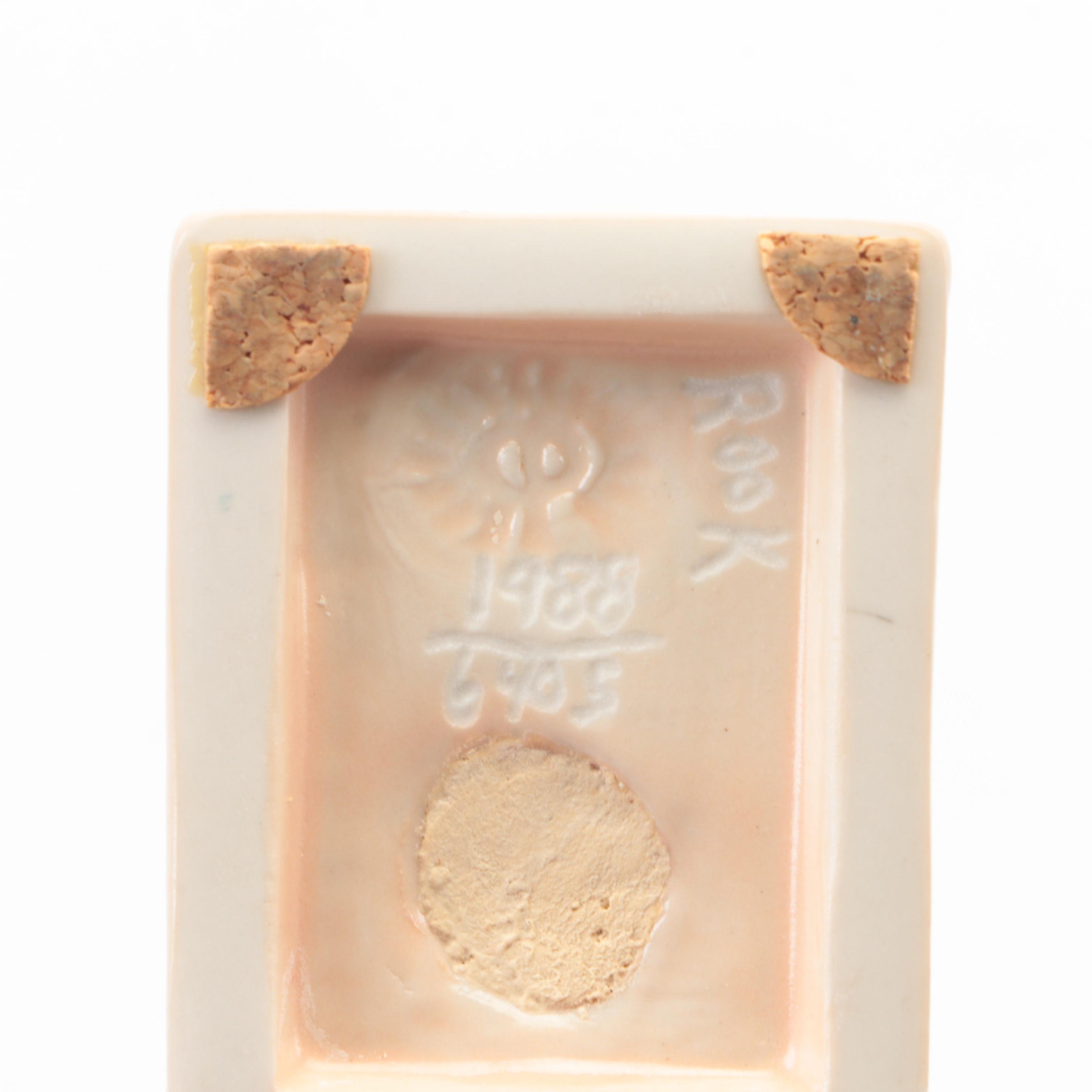 Rookwood Pottery Rook Form Paperweight, 1988