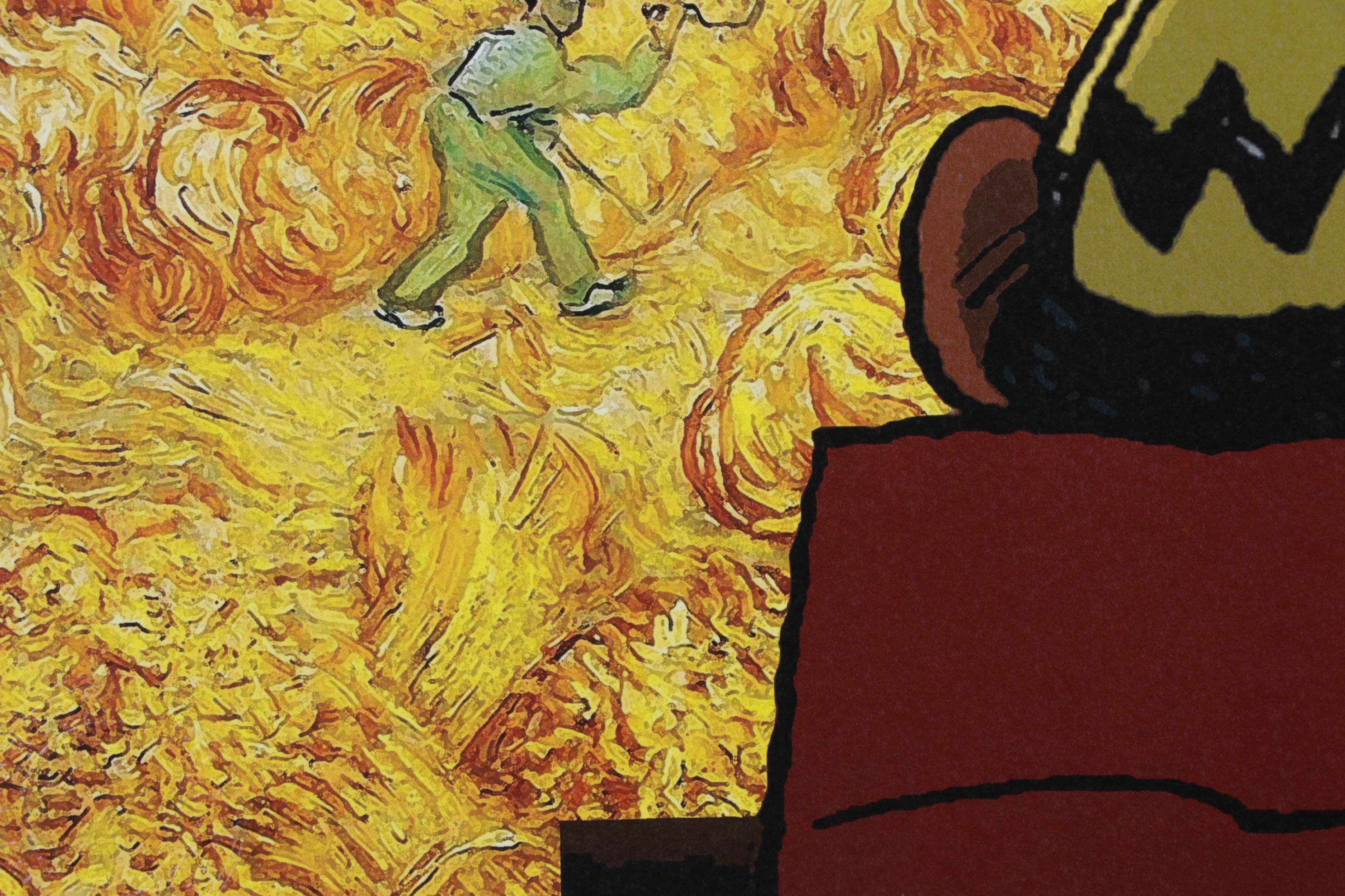 Death NYC Pop Art Graphic Print of Peanuts and Van Gogh, 2022
