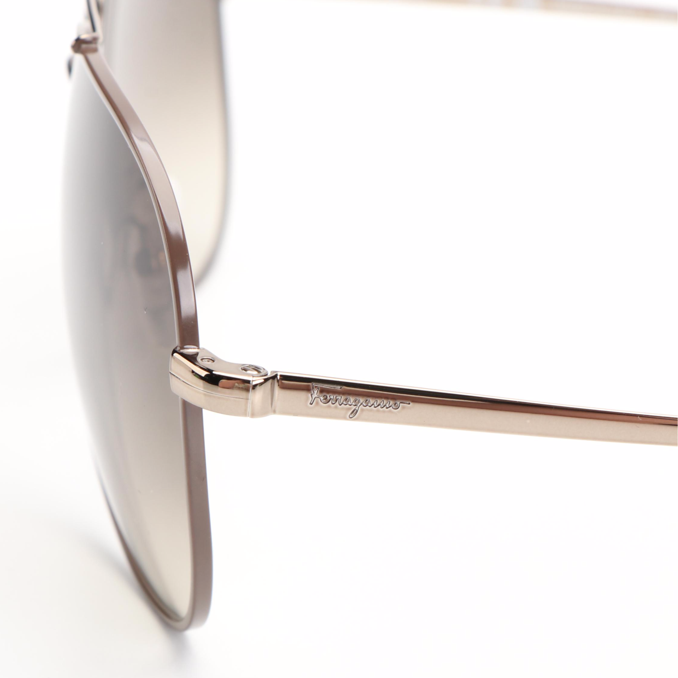 Salvatore Ferragamo SF131S Aviator Sunglasses with Case