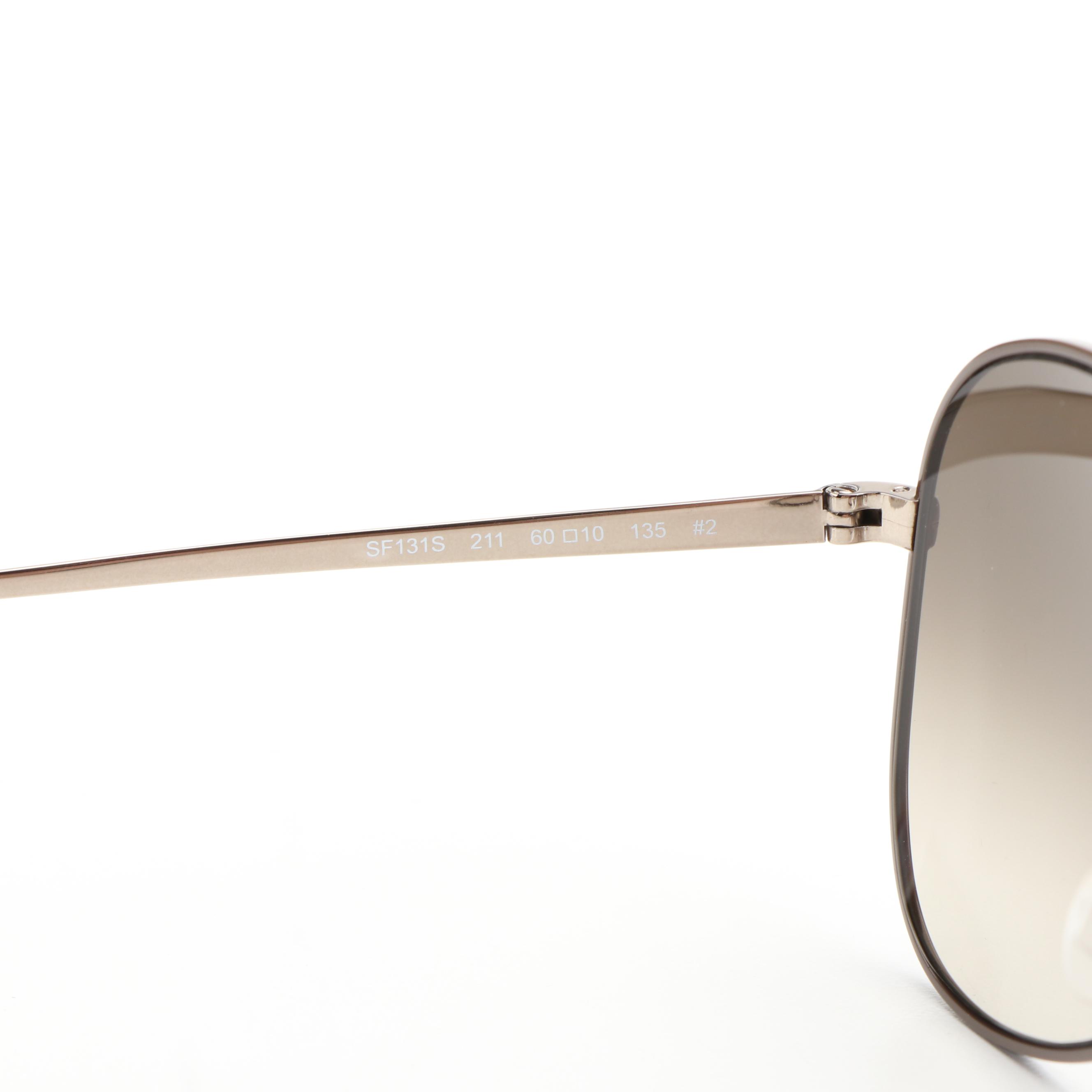 Salvatore Ferragamo SF131S Aviator Sunglasses with Case