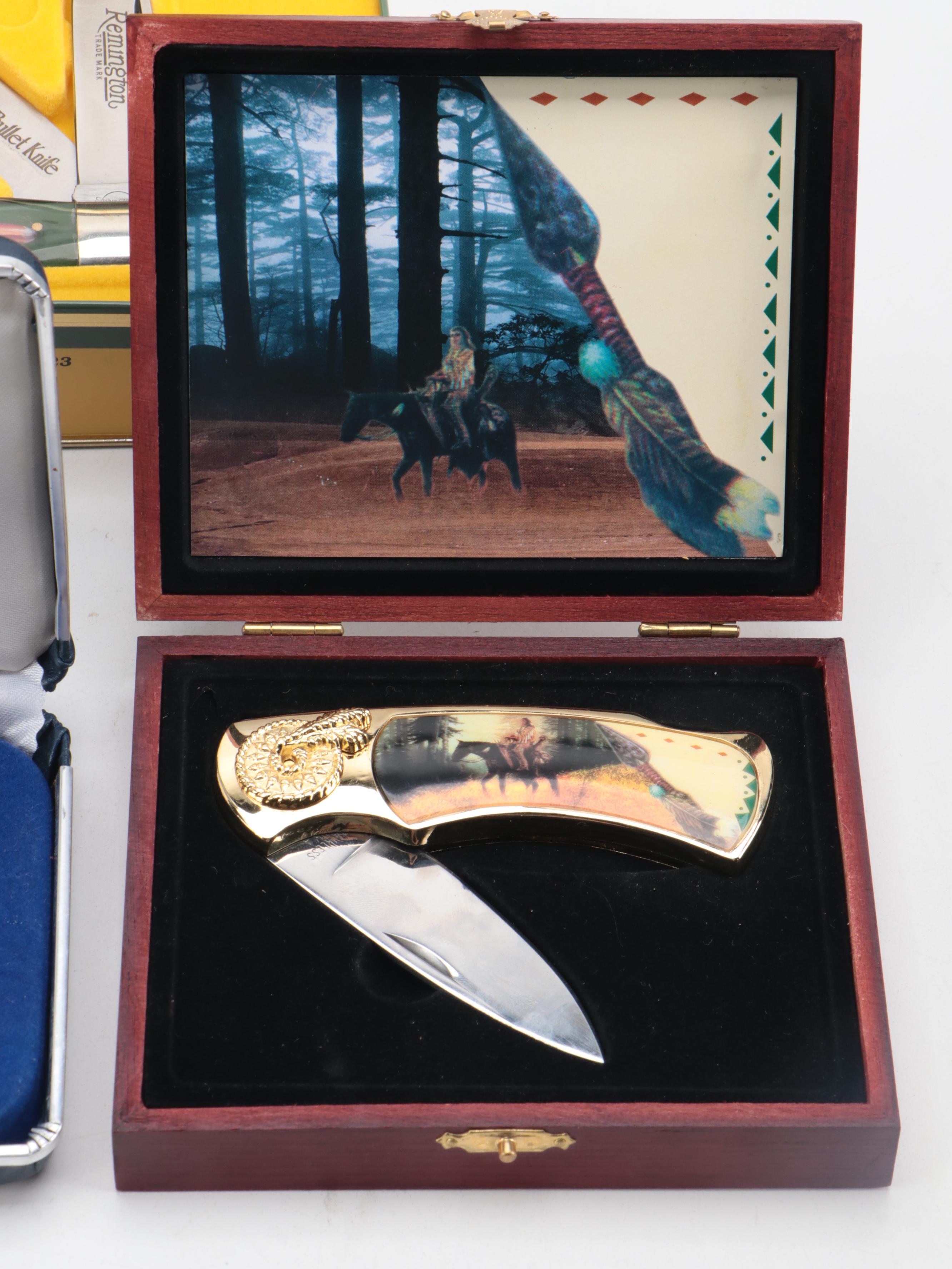 RMS Titanic, Remington "10th Anniversary Bullet Knife" Pocket Knives, and More