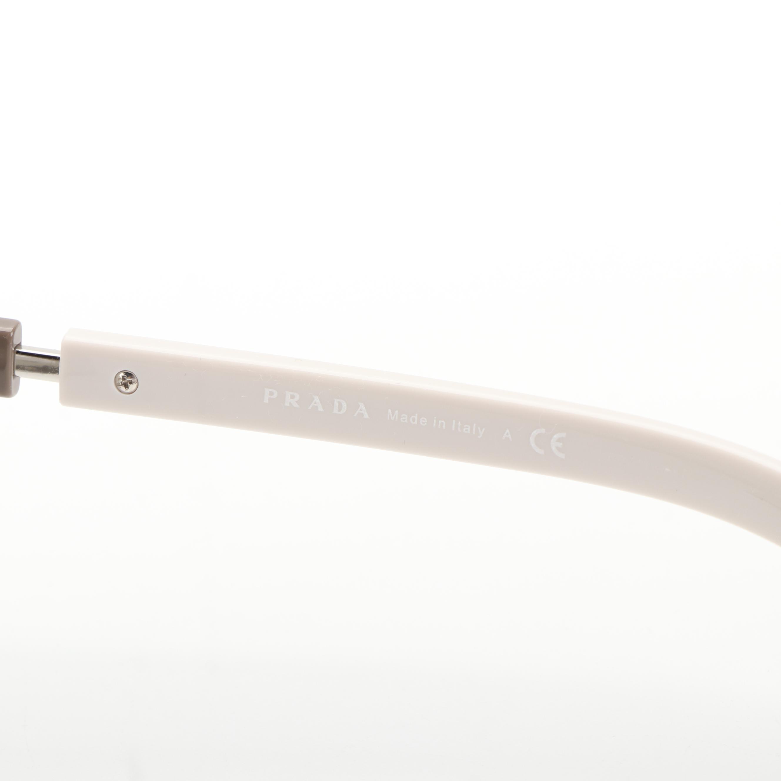 Prada PR61XS Clay Taupe Cat Eye Sunglasses with Case and Box