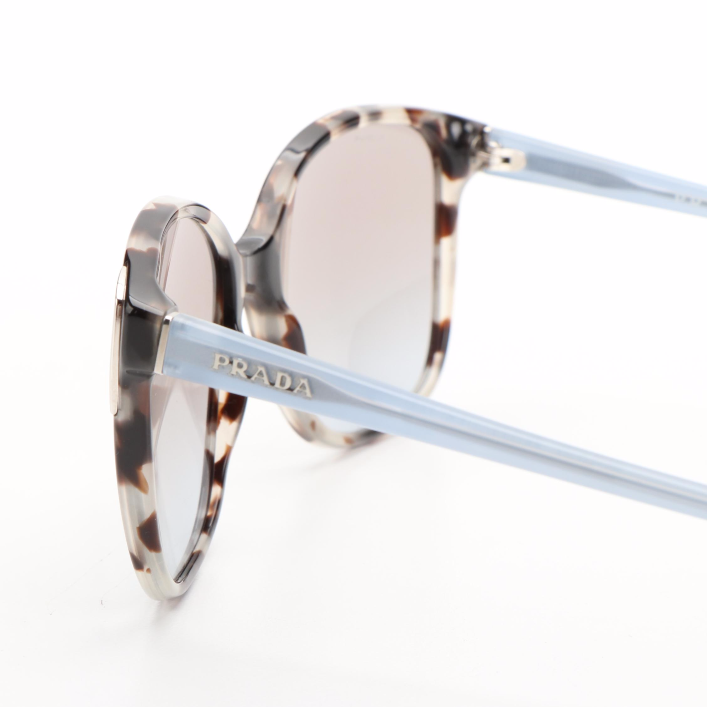 Prada PR60SS Brown Gradient Cat Eye Sunglasses with Case and Box