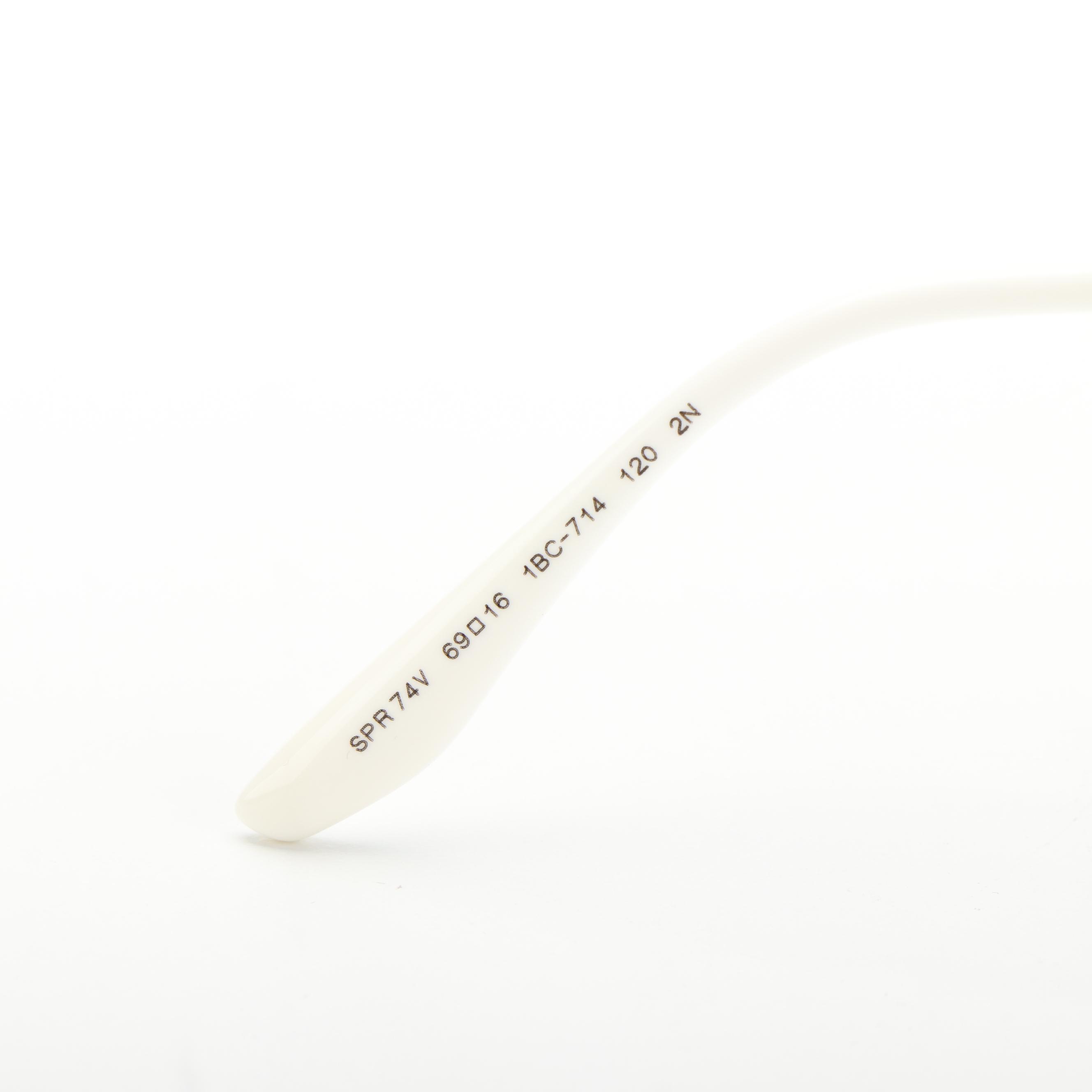 Prada SPR74V Butterfly Grey and Blue Sunglasses with Case and Box