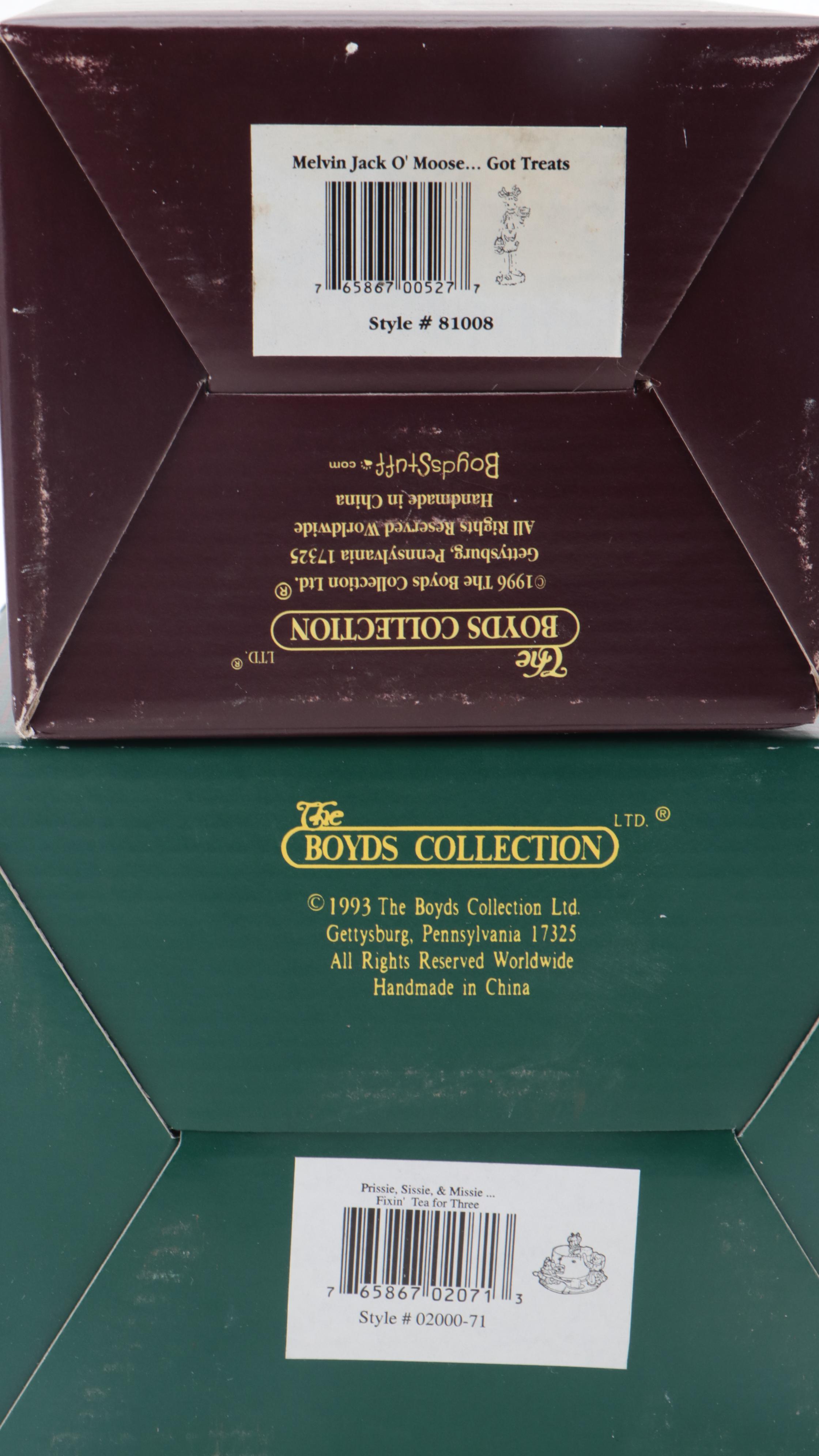 Boyds Bears "The Bearstone Collection" Figurines