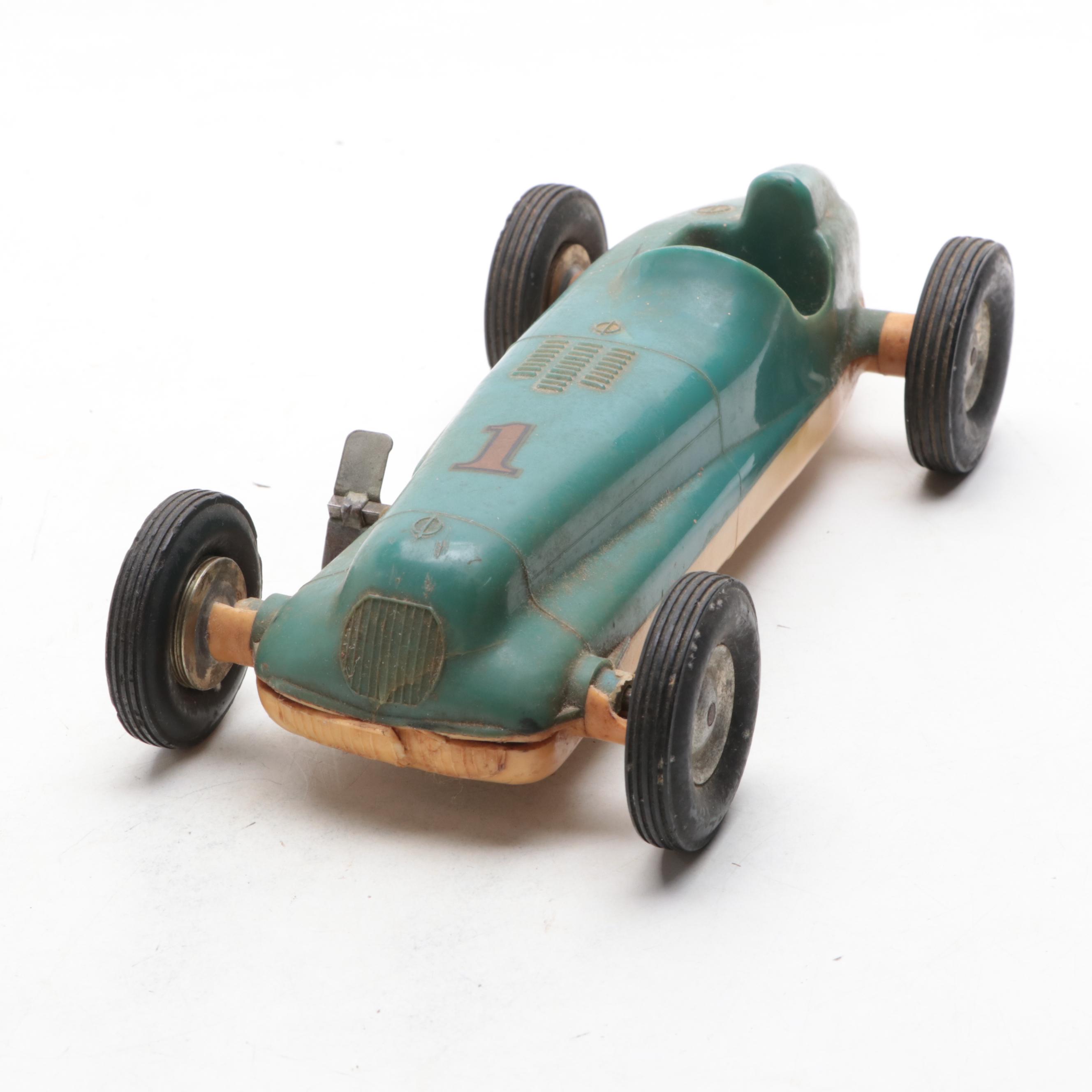 Lionstone Whiskey Race Car Decanters with Tandy Porsche 917, Other Toy Cars