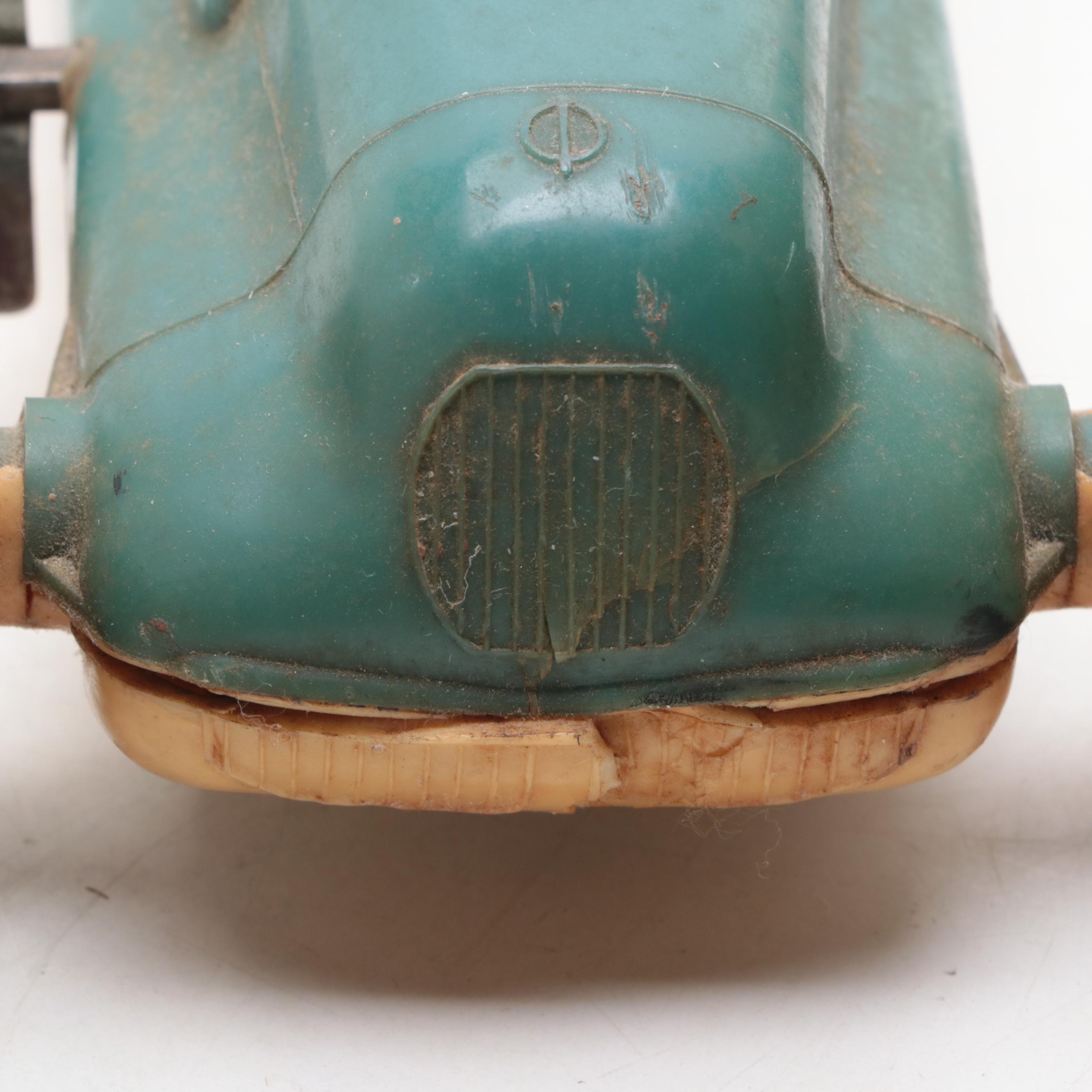 Lionstone Whiskey Race Car Decanters with Tandy Porsche 917, Other Toy Cars