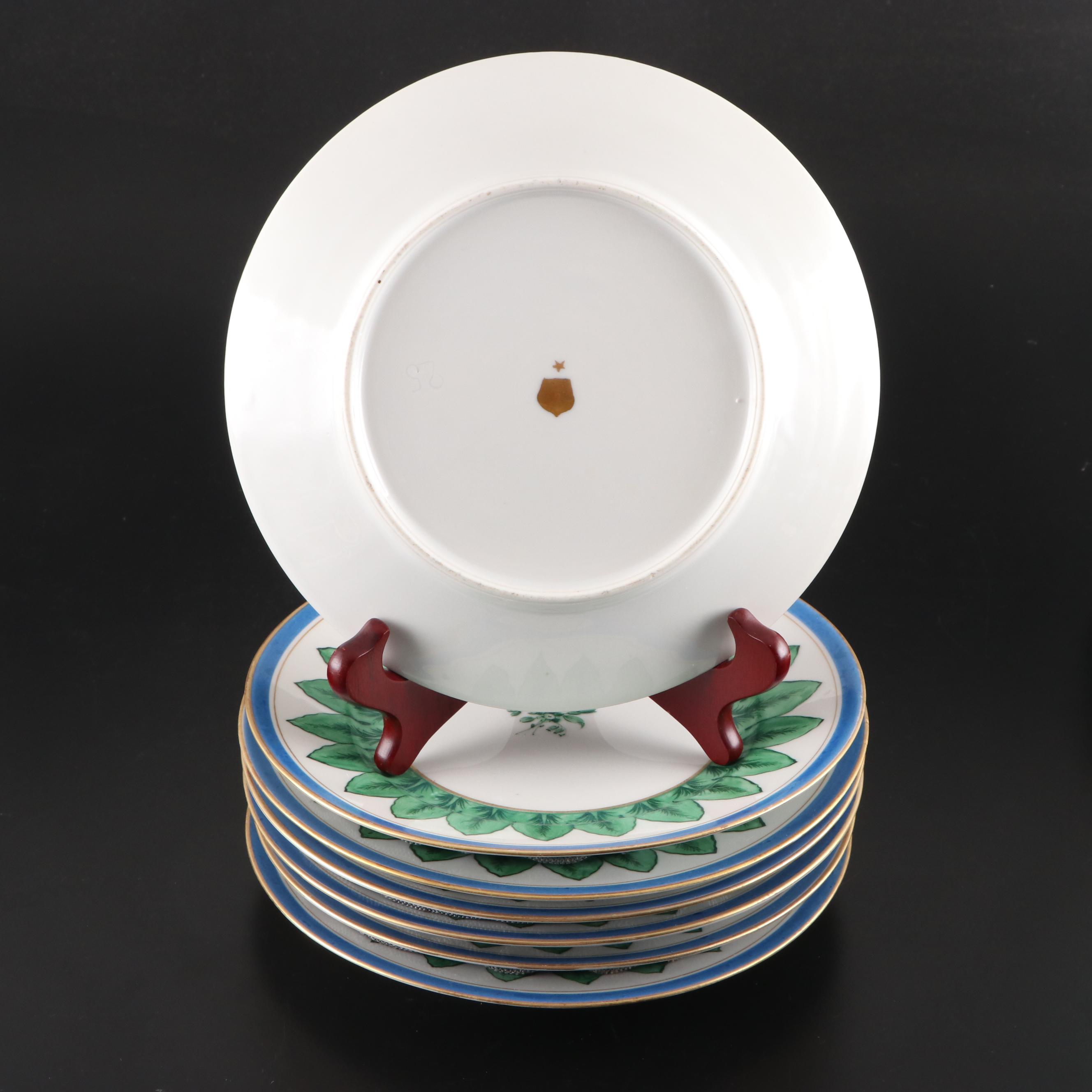 Paint-Decorated Richard Ginori China Service
