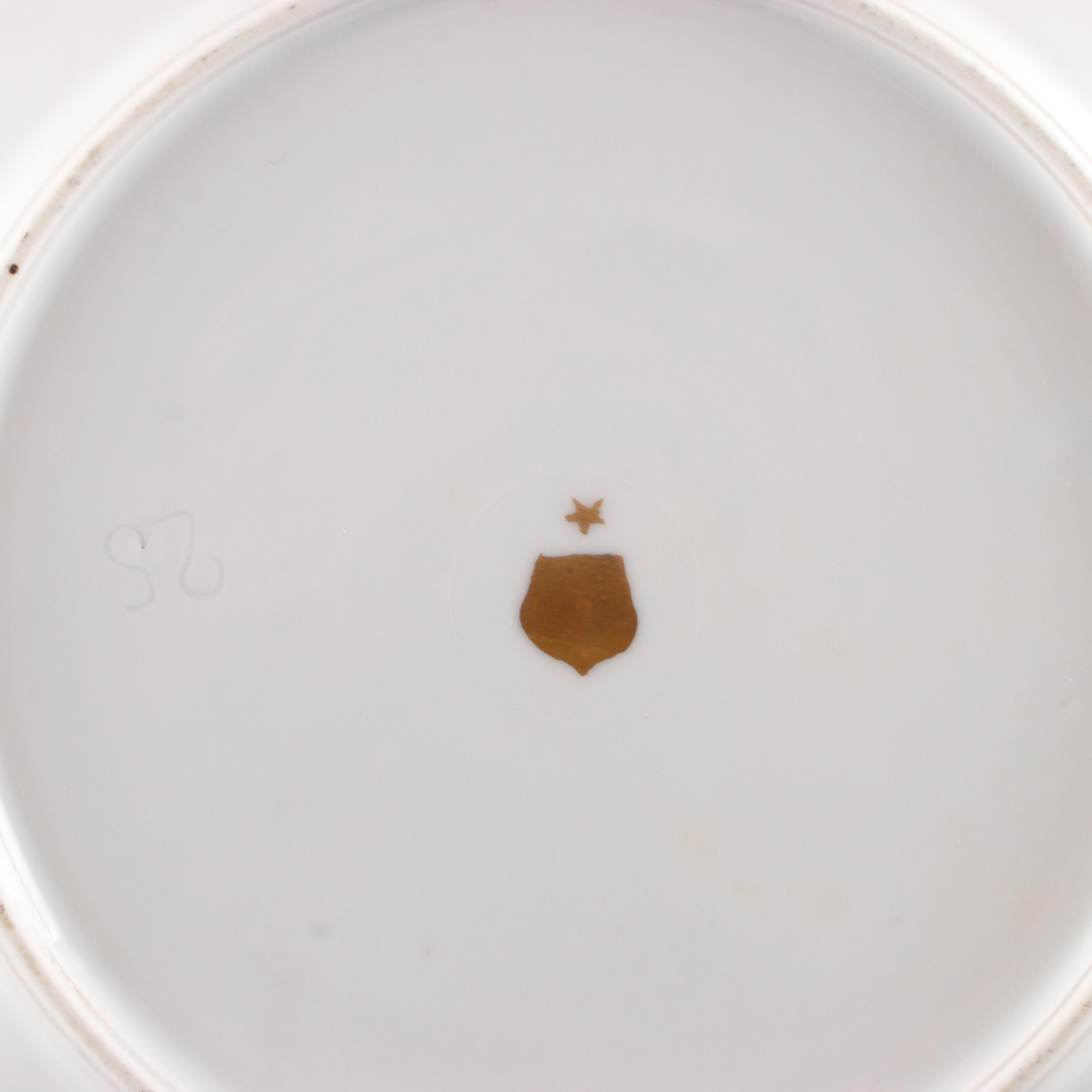 Paint-Decorated Richard Ginori China Service