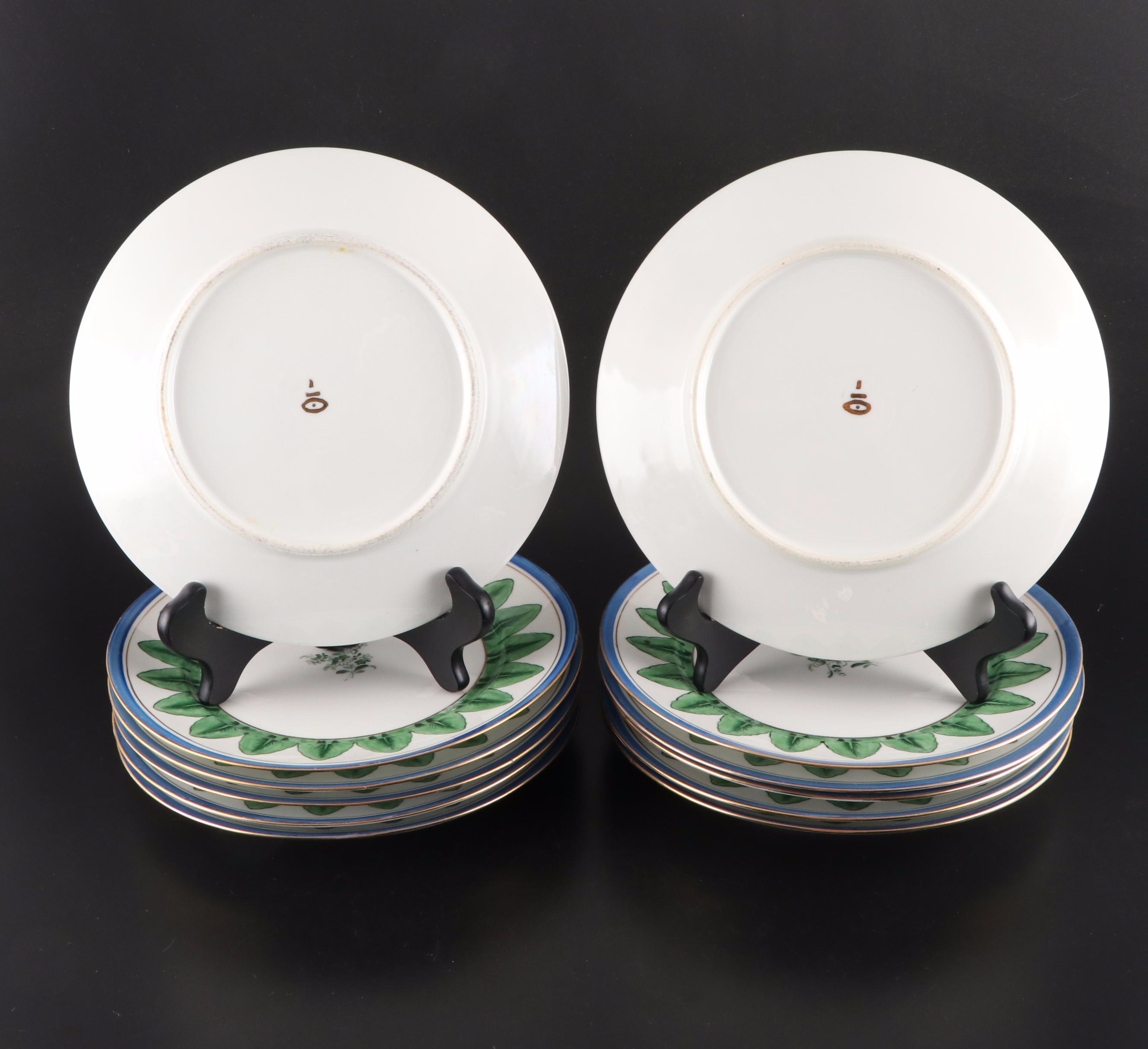 Paint-Decorated Richard Ginori China Service