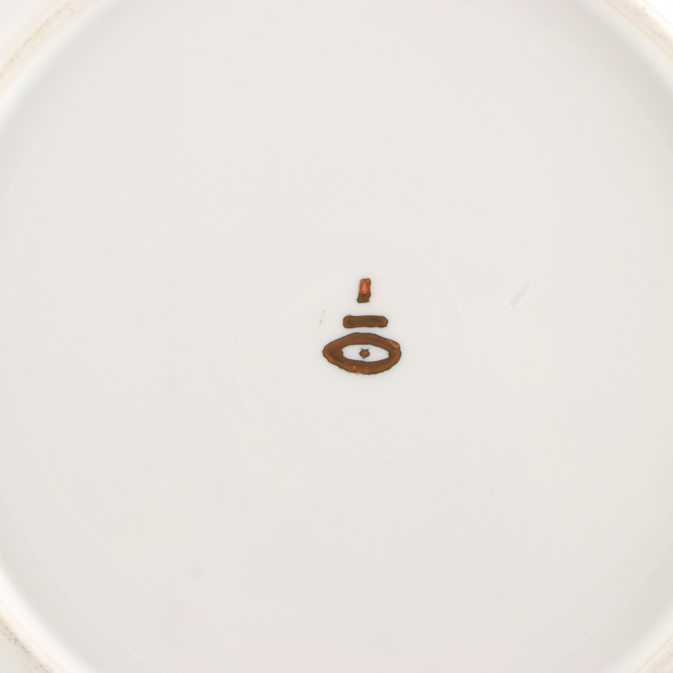 Paint-Decorated Richard Ginori China Service