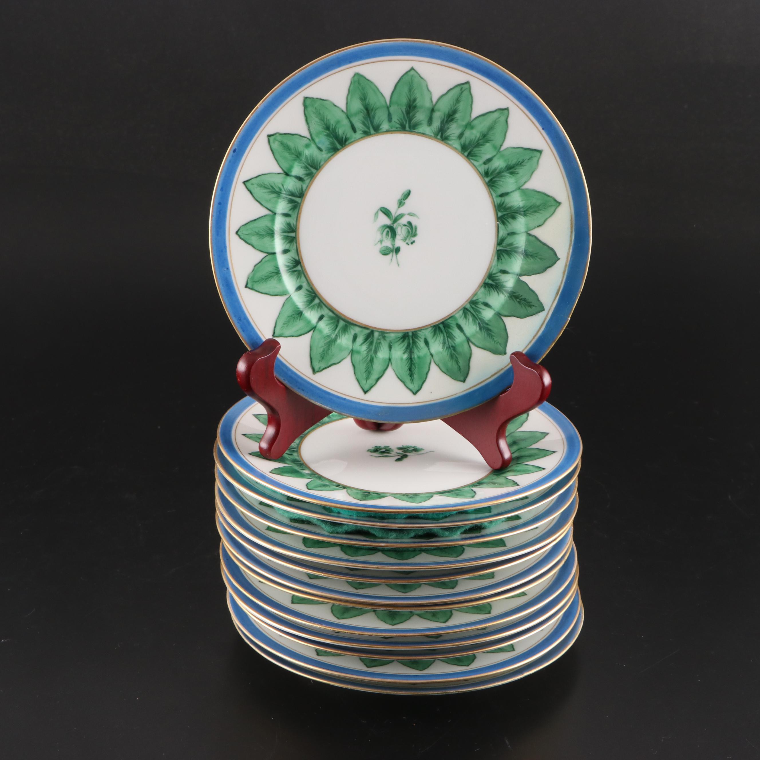 Paint-Decorated Richard Ginori China Service