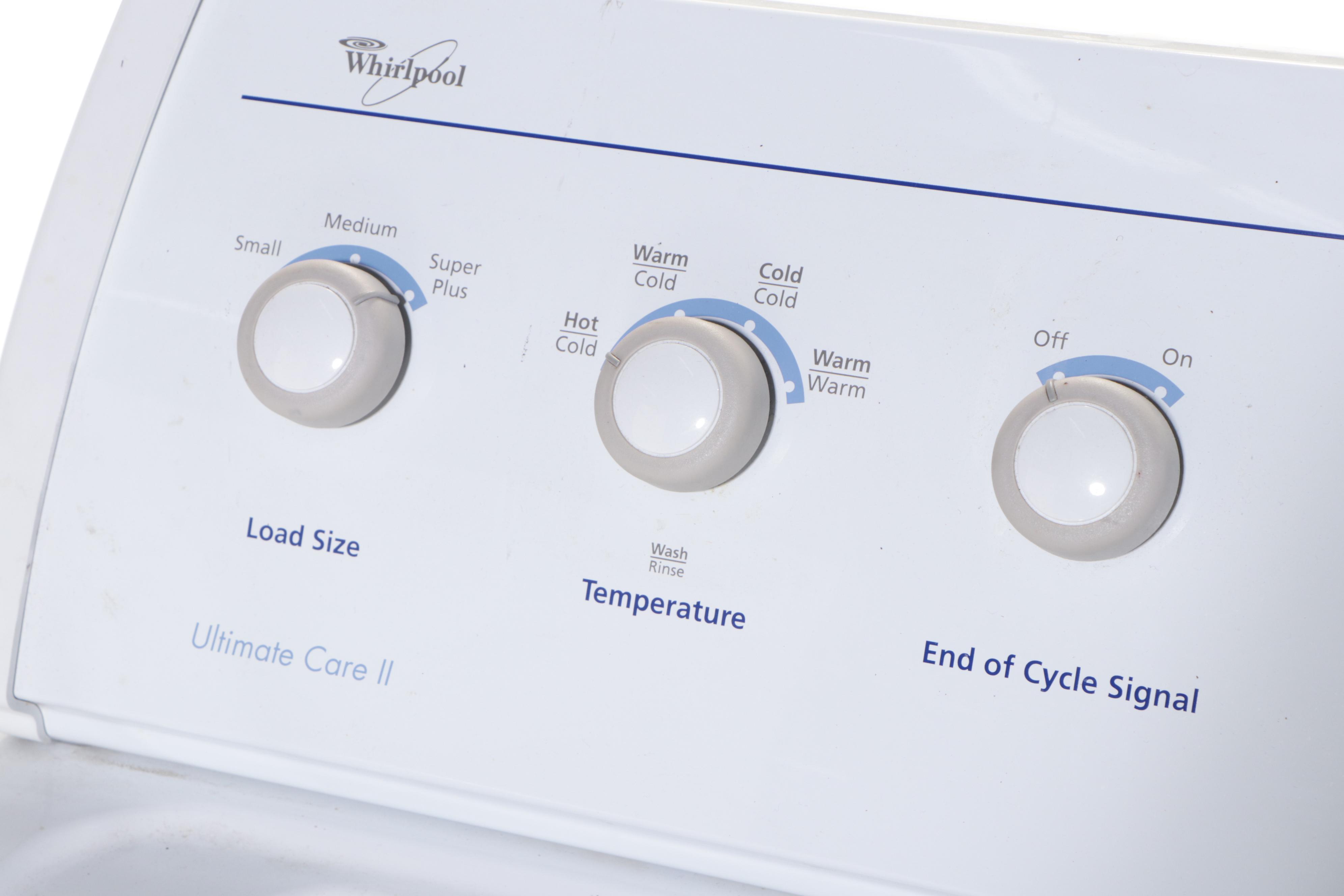 Whirlpool White Imperial Series Ultimate Care II Top Load Washer