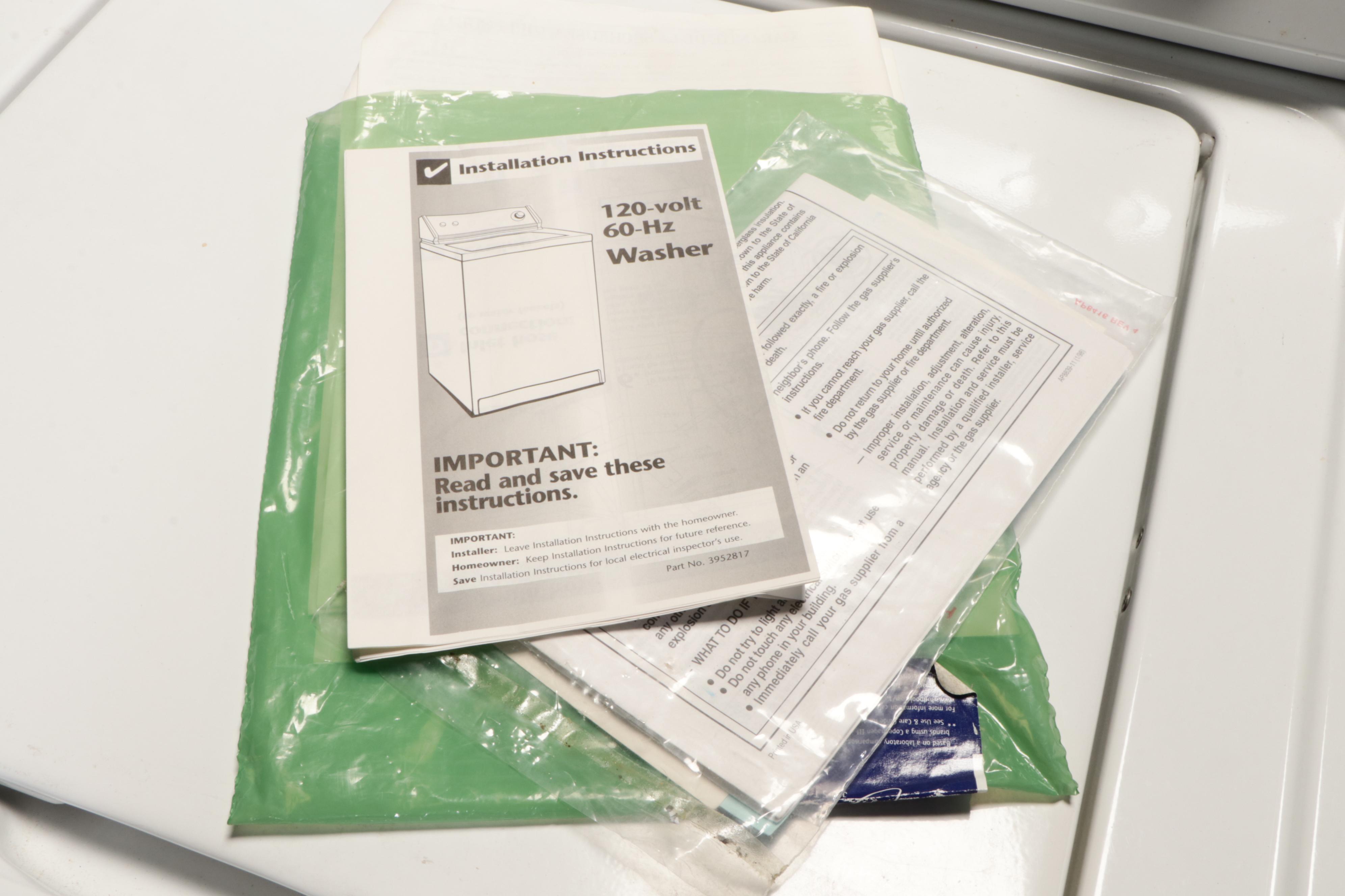 Whirlpool White Imperial Series Ultimate Care II Top Load Washer